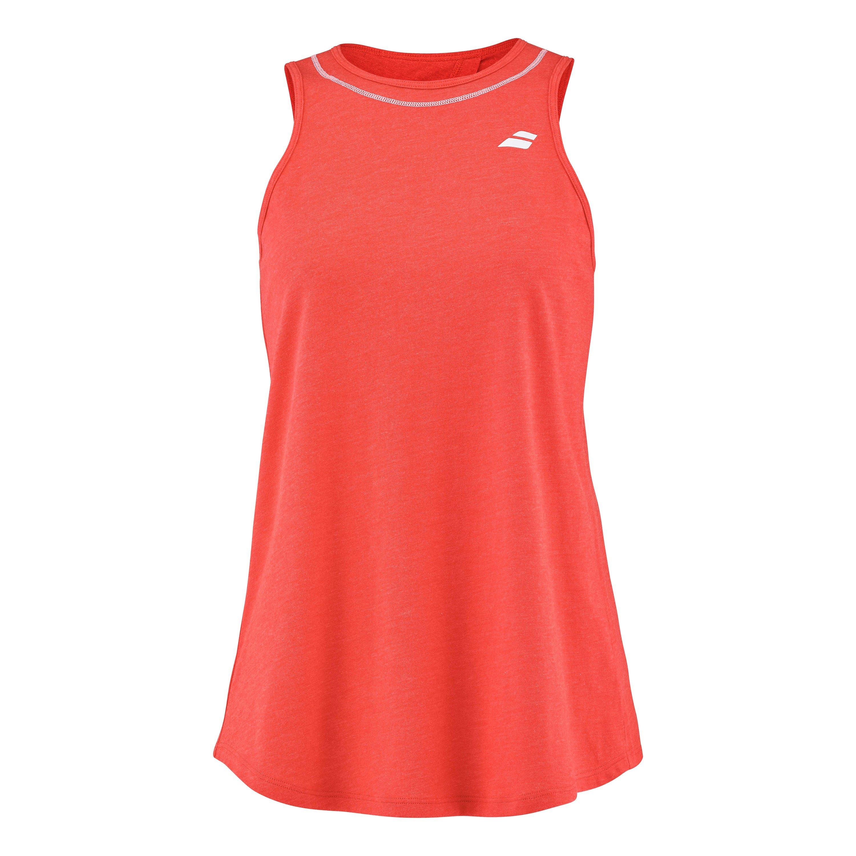 Poppy Red Hthr - Babolat - Women's Performance Vest - 1
