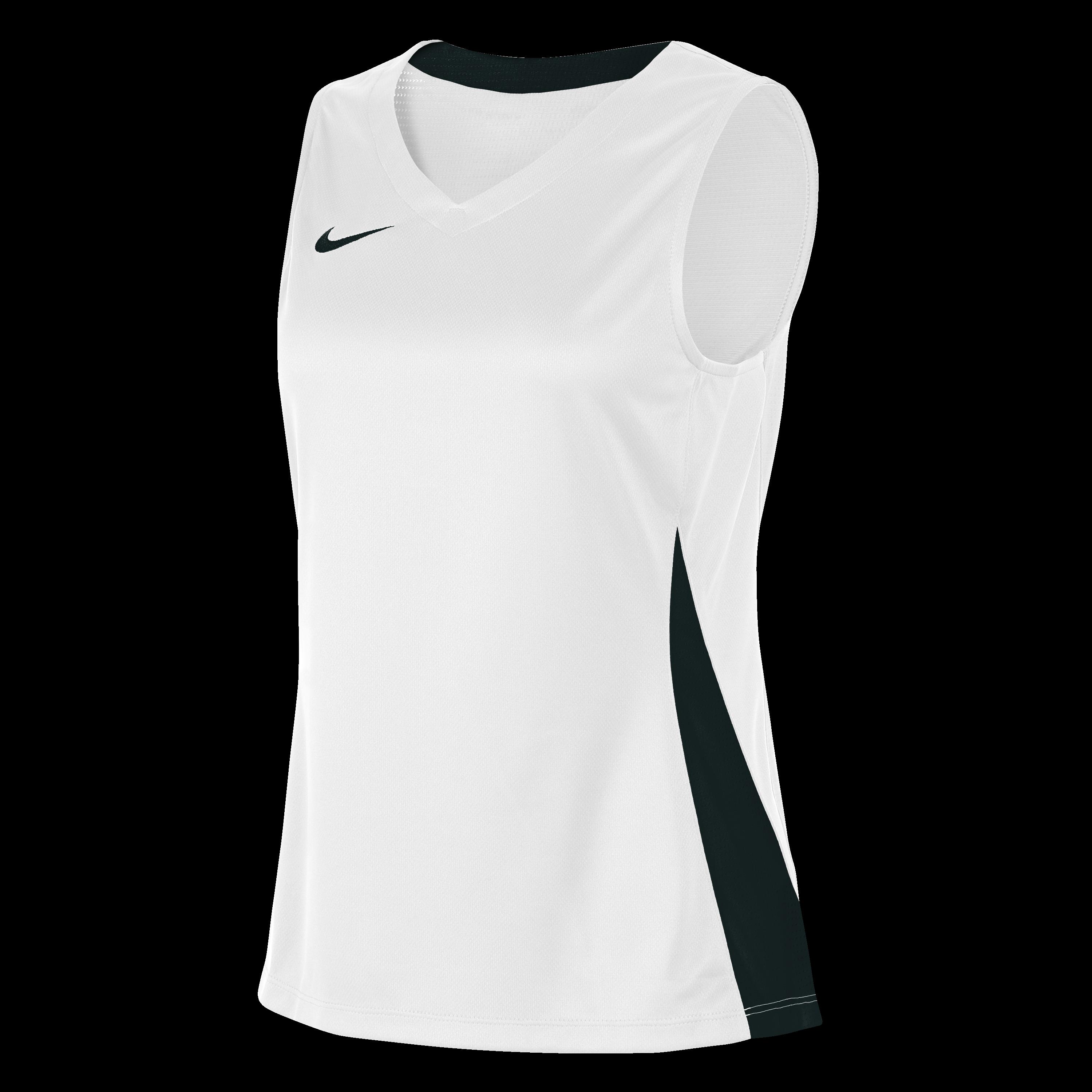 Nike Women's Performance Basketball Jersey - White/Black - 16 (XL)