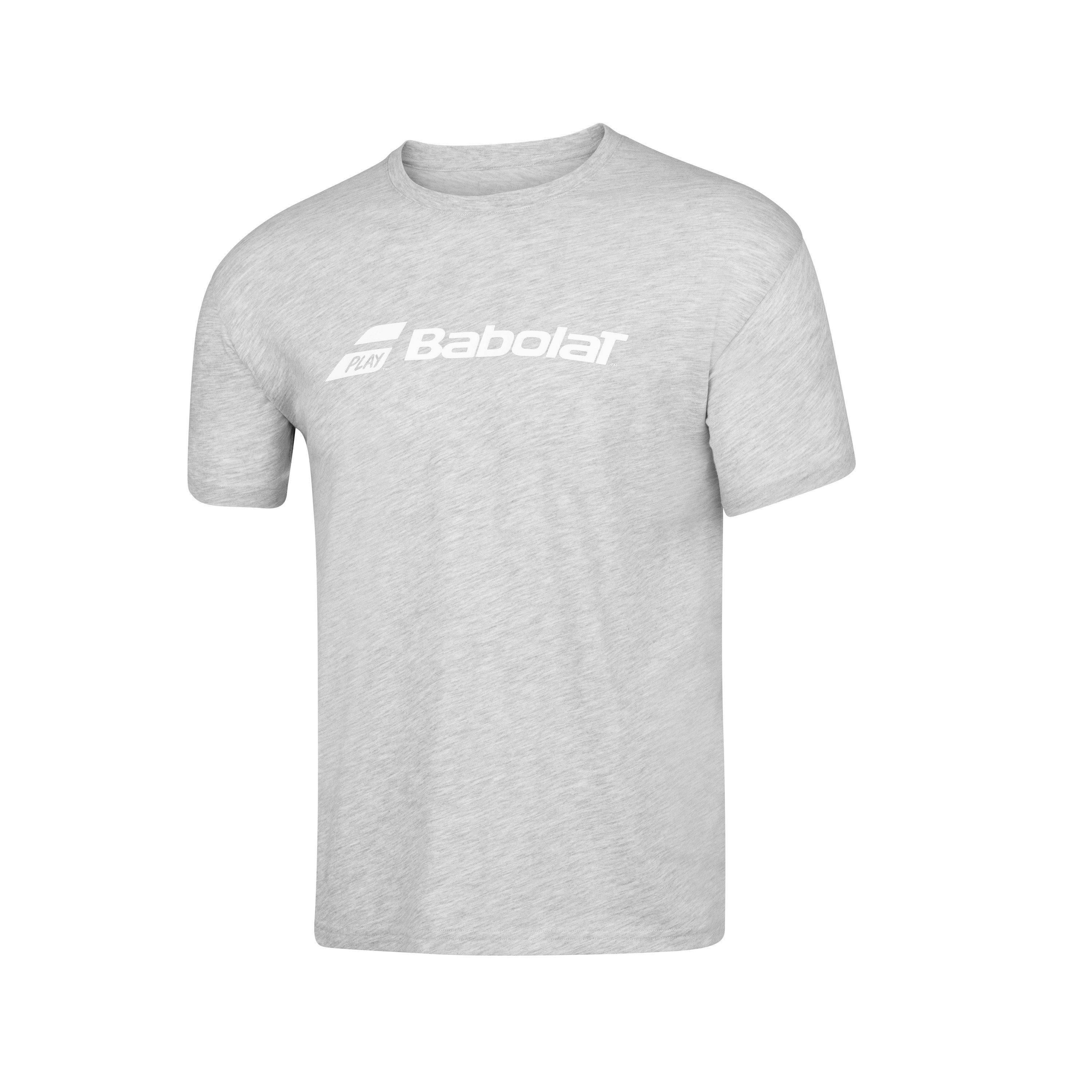 Babolat Boys Kids' Short-Sleeve Performance T-Shirt - High Rise Hthr - 6-8 Yrs