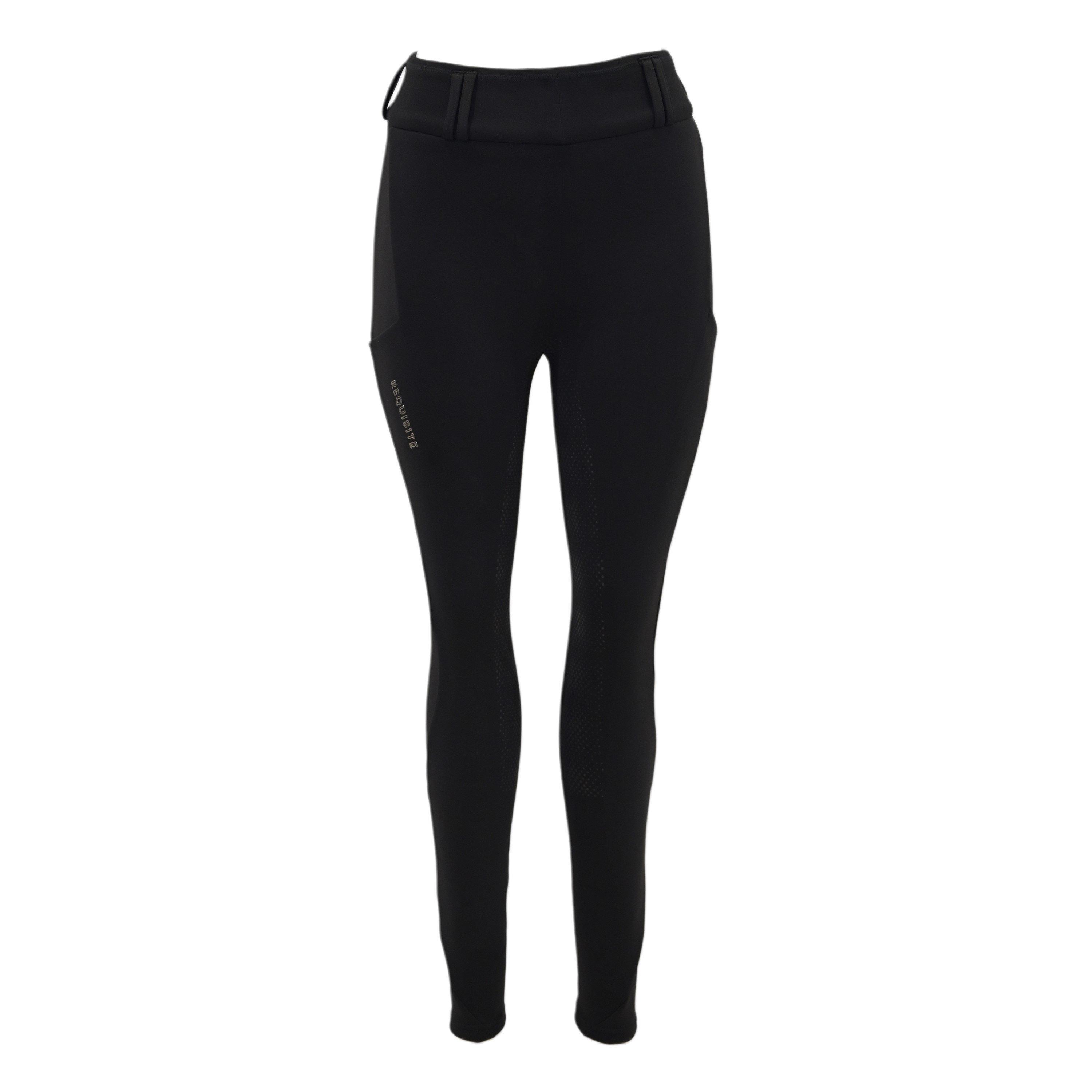 Black - Requisite - ColdShield Riding Tights - 1