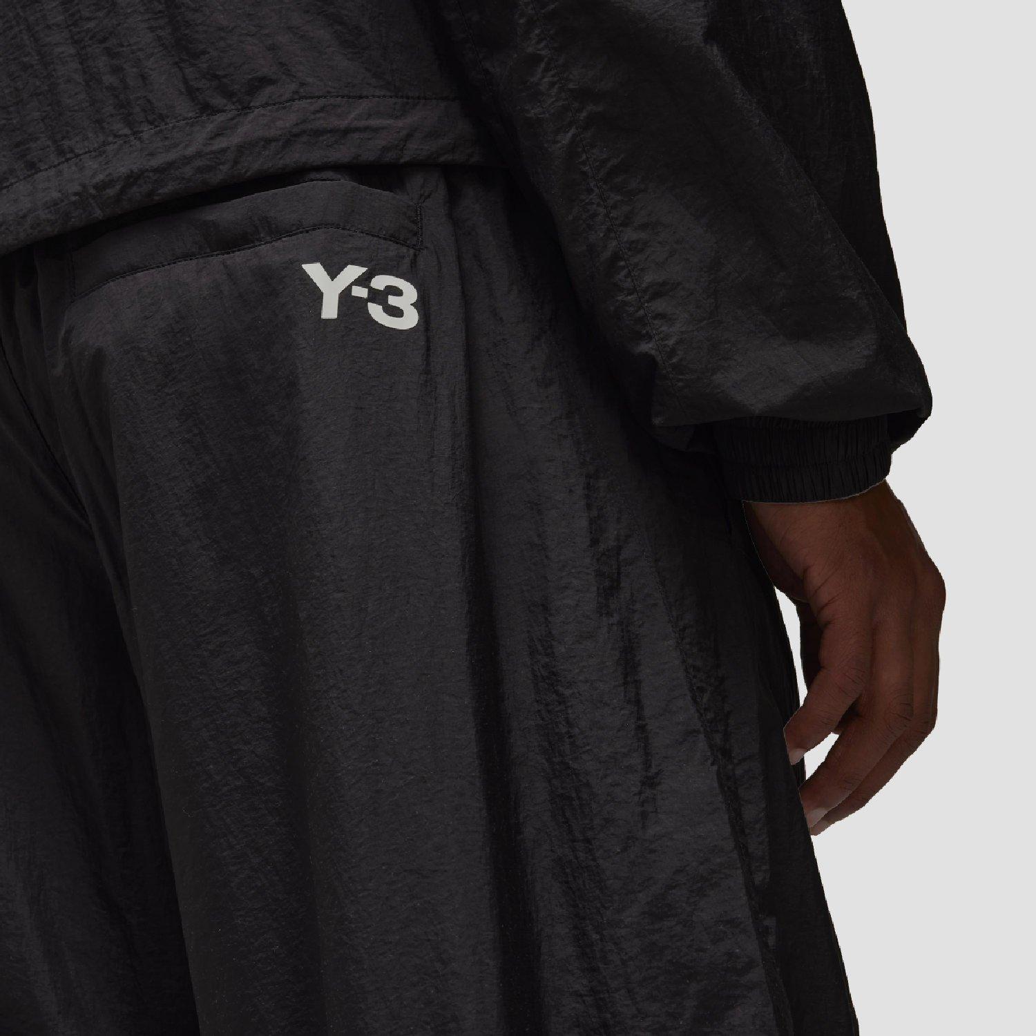 Black - Y3 - Men's 3-Stripes Shell Track Bottoms - 5