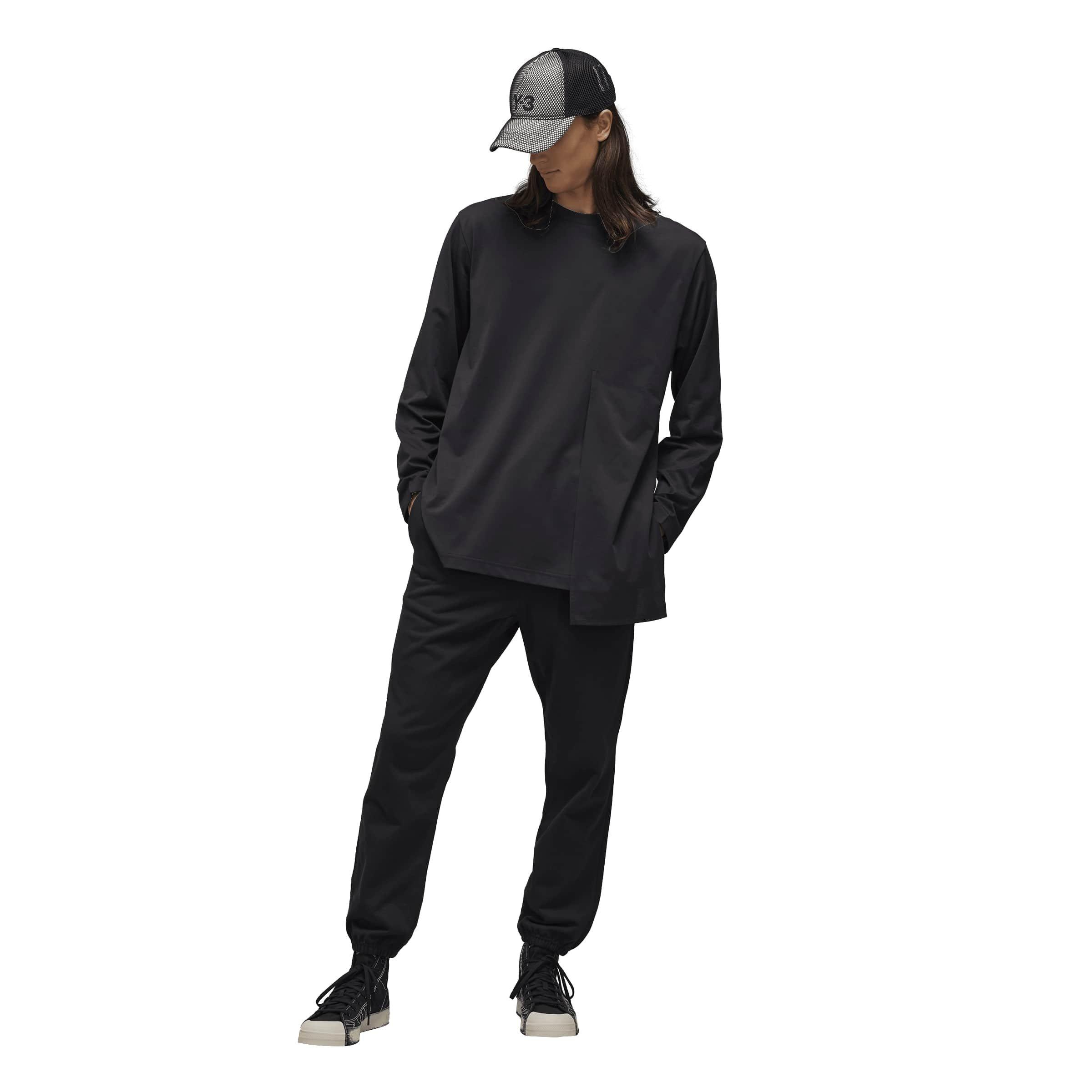 Black - Y3 - Men's French Terry Track Pants - 7