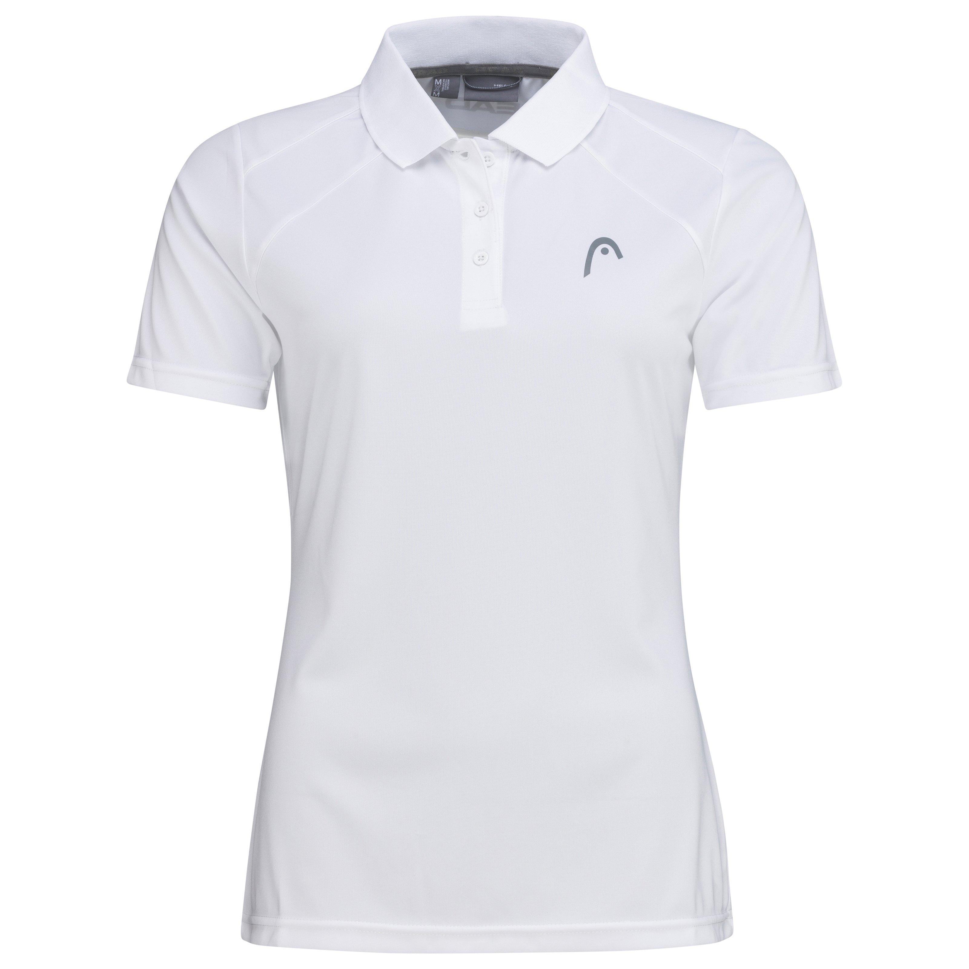 White - HEAD - Club Tech Polo Shirt Womens - 1