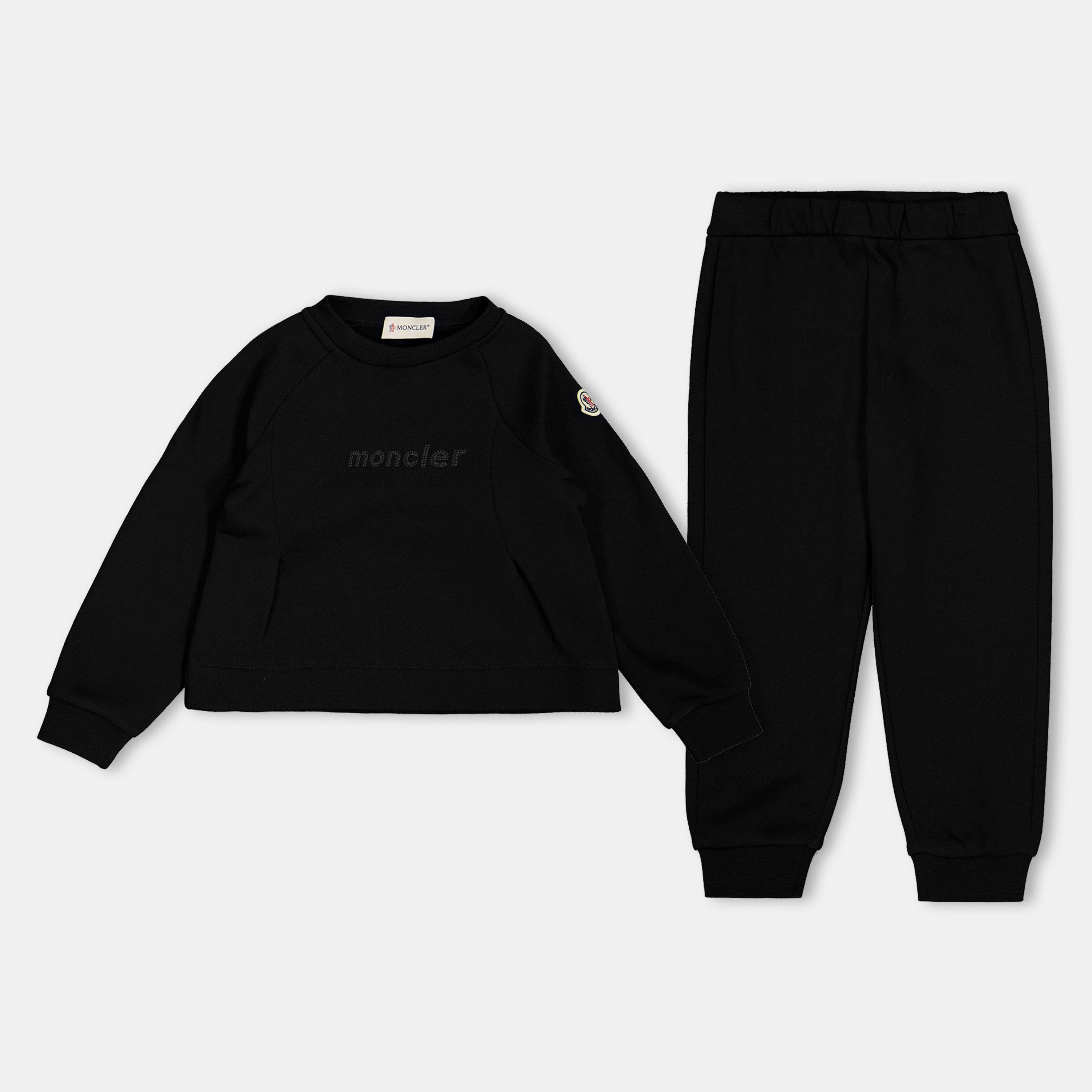 Moncler Kids' Fleece Tracksuit - Navy 778 - Size 8Y