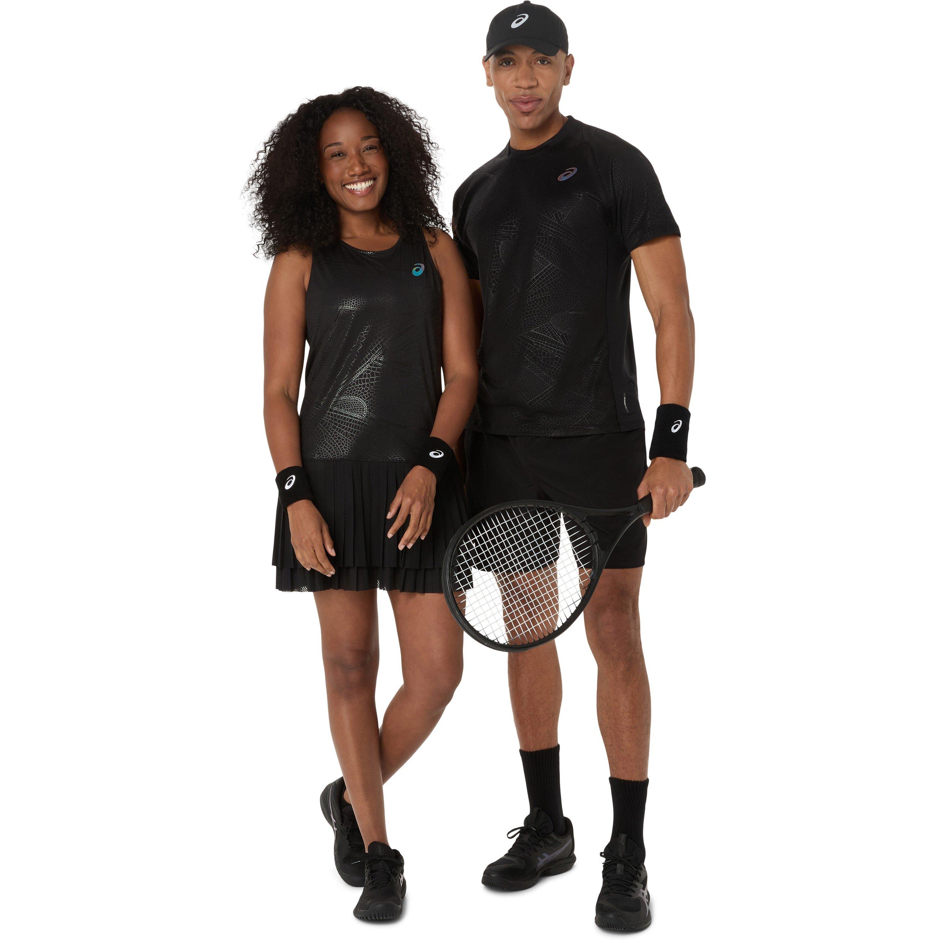 Perf Black - Asics - Match Night Energy Tennis Dress Womens - 4