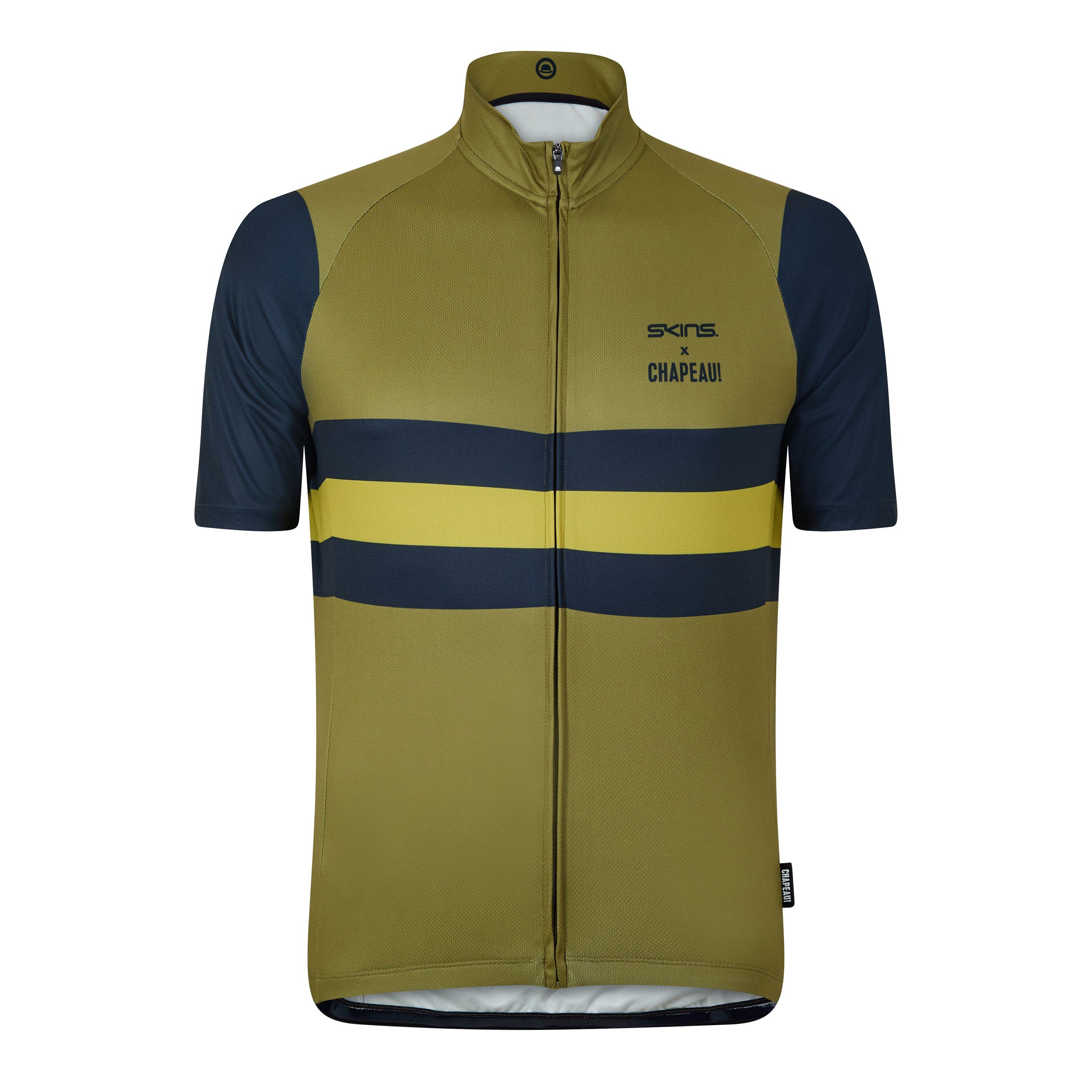 Skins Men's Cycle X Chapeau Short Sleeve Jersey - Green - X Small