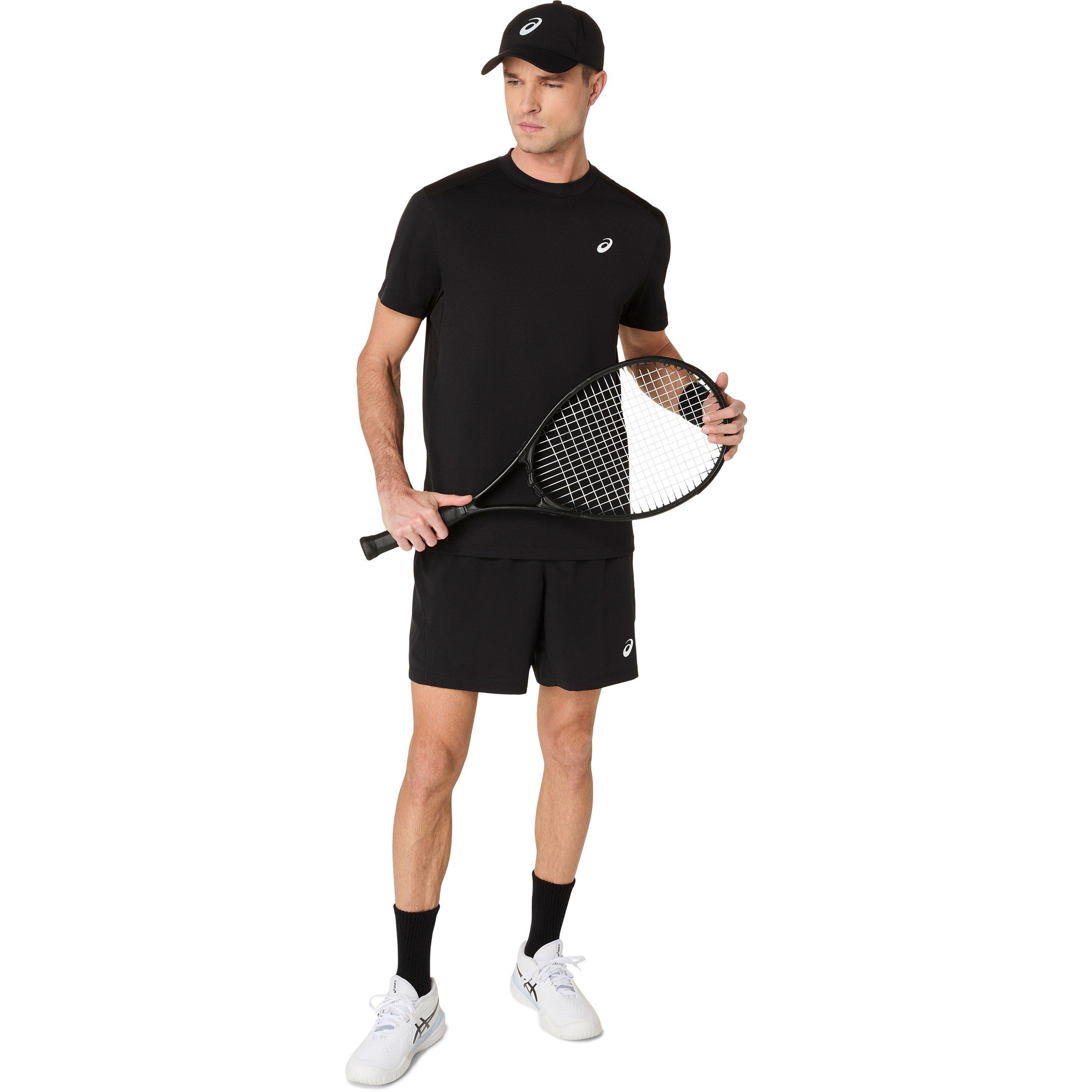 Perf Black - Asics - Court Mens Performance T-Shirt - 4
