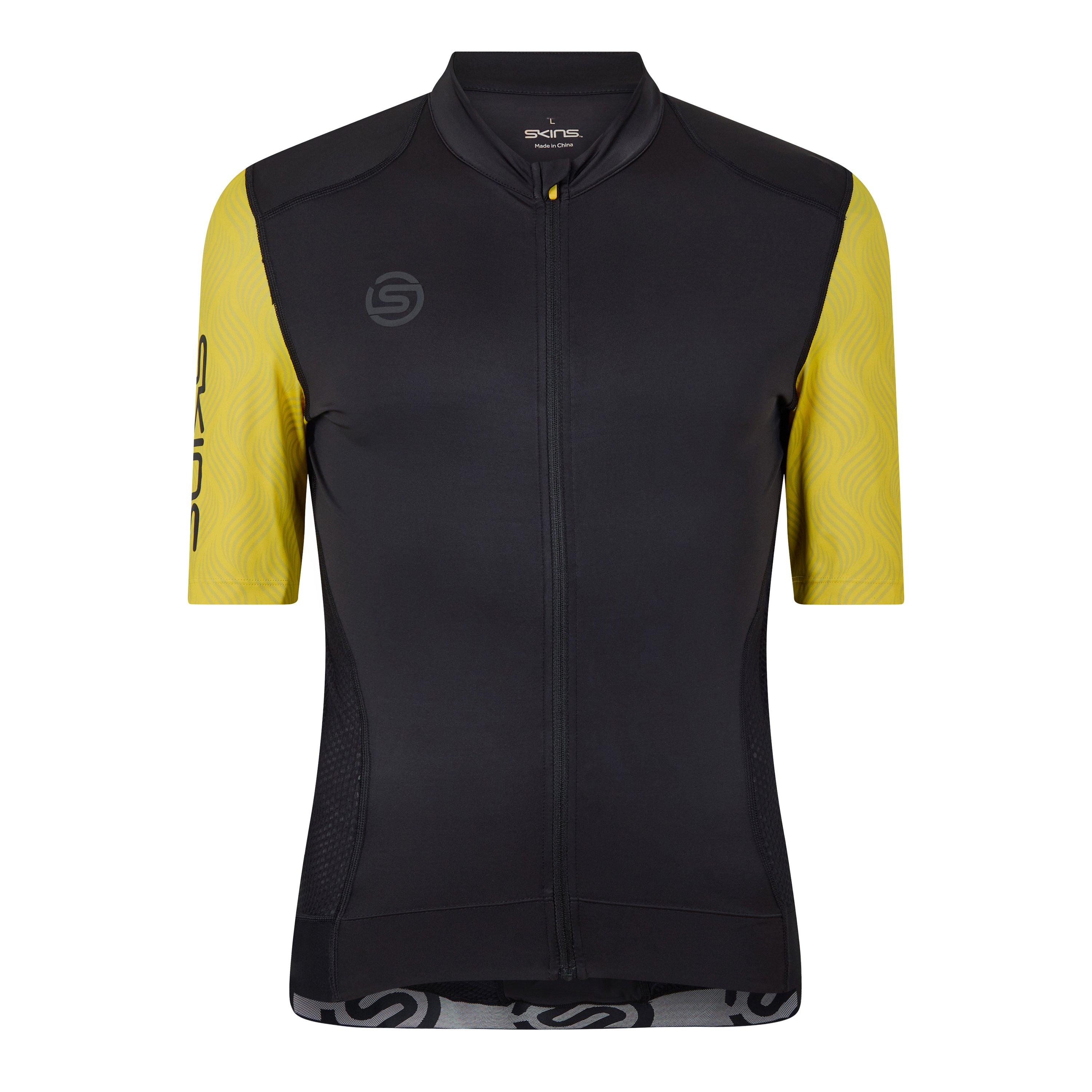 Skins Men's Cycle Elite Short Sleeve Jersey - Yellow - Small