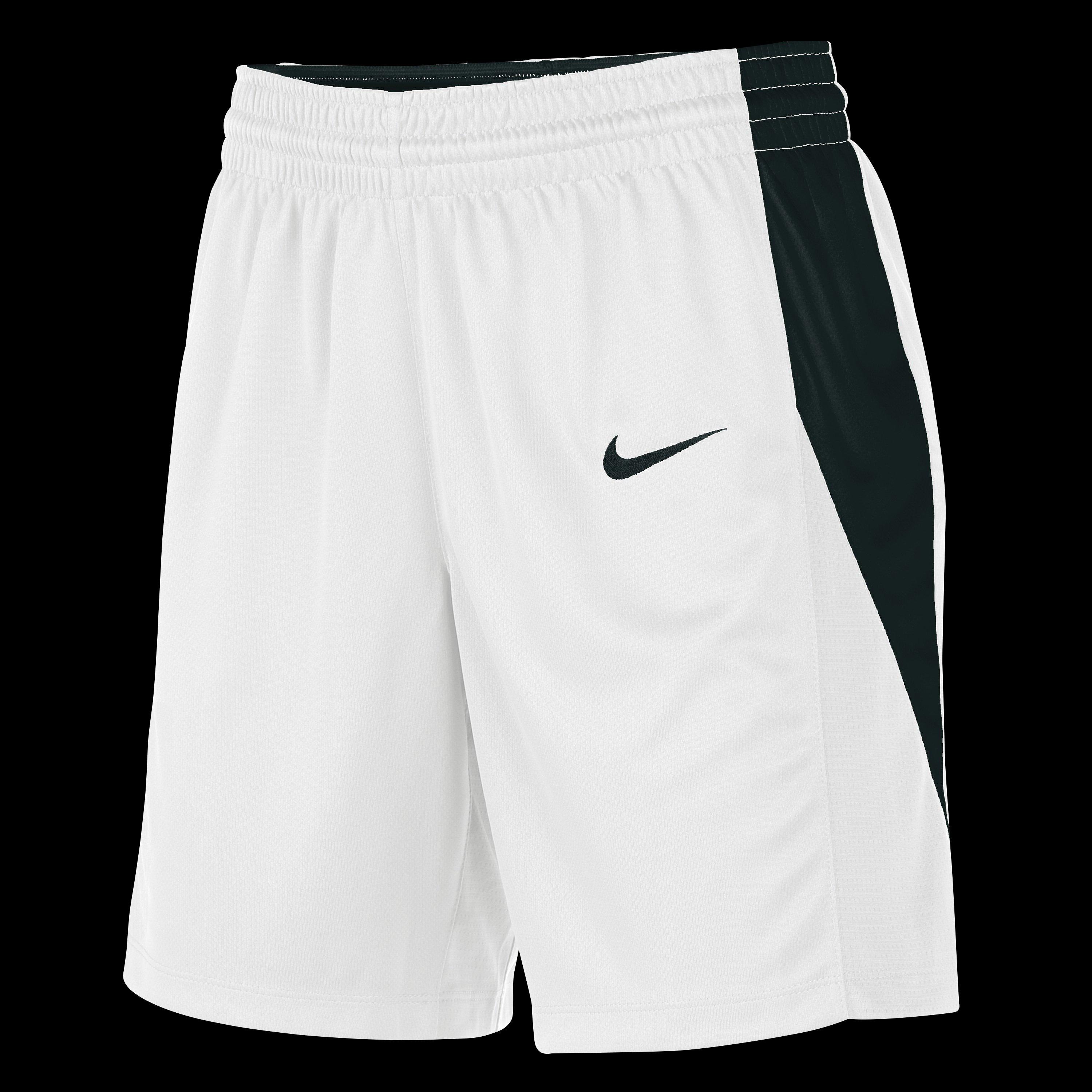 Nike Women's Basketball Shorts - White/Black - 12 (M)
