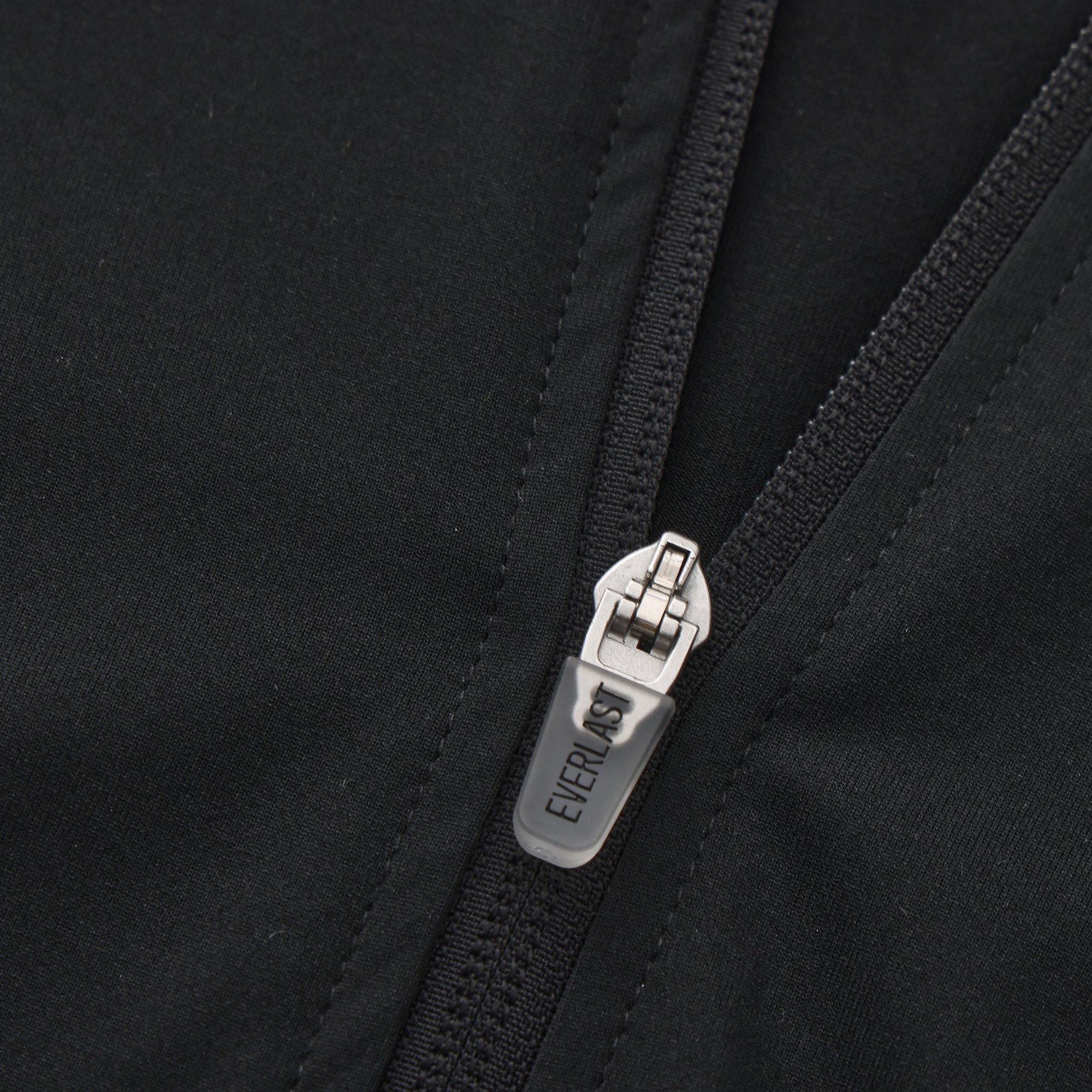 Jet Black - Everlast - Training Zip Hoodie Mens - 5