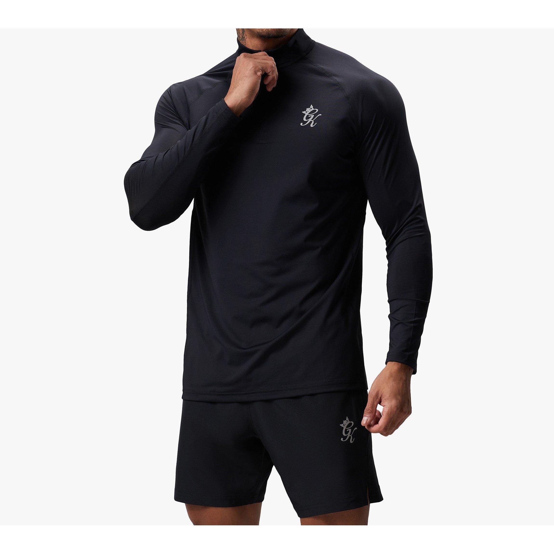 Sort - Gym King - Mens Energy Zipped Funnel Performance Tracksuit Top - 4