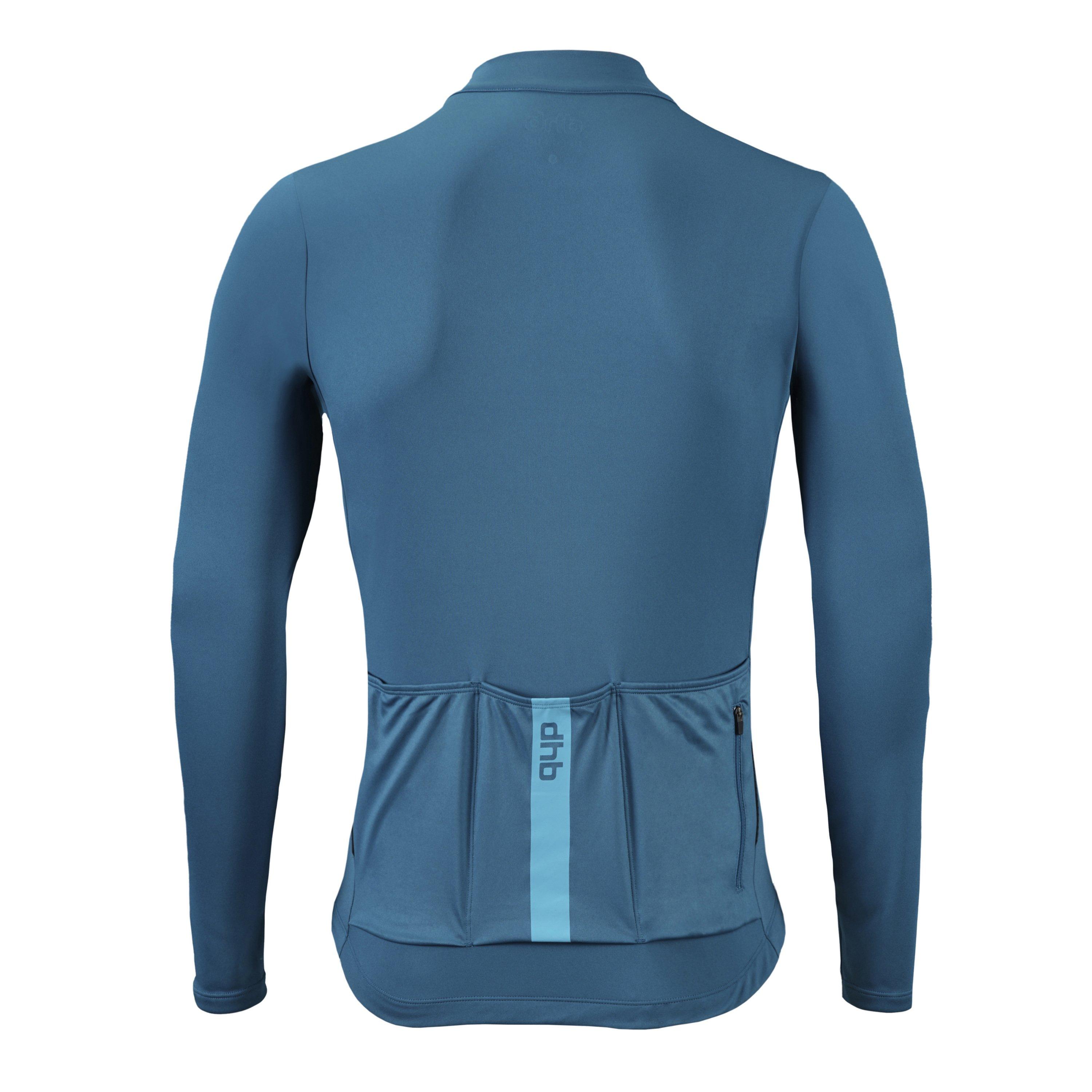 Inktblauw - Dhb - Blok Mens Classic Long Sleeve Jersey - 2
