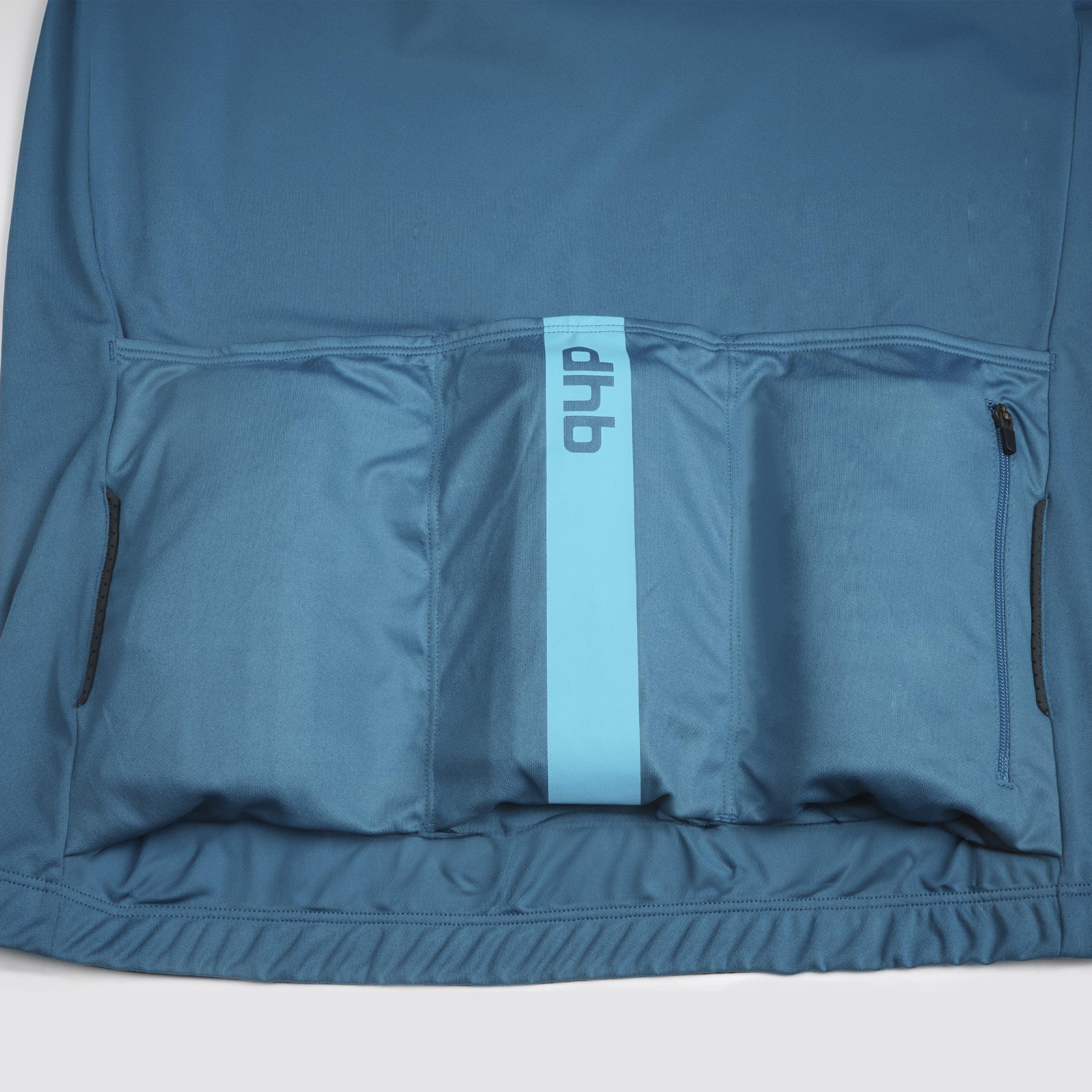 Inktblauw - Dhb - Blok Mens Classic Long Sleeve Jersey - 4