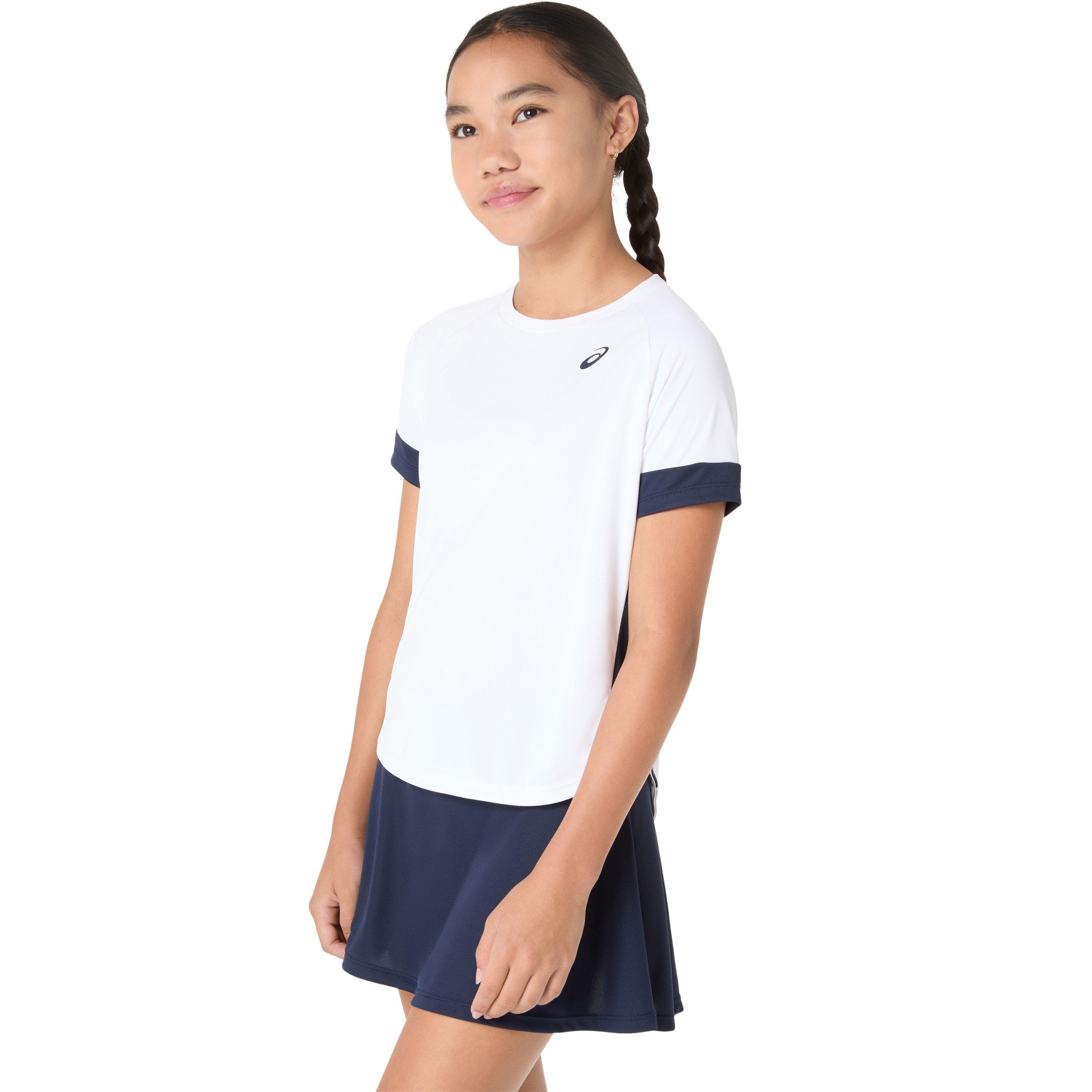 Br Wht/Midnight - Asics - Tennis Top Juniors - 1
