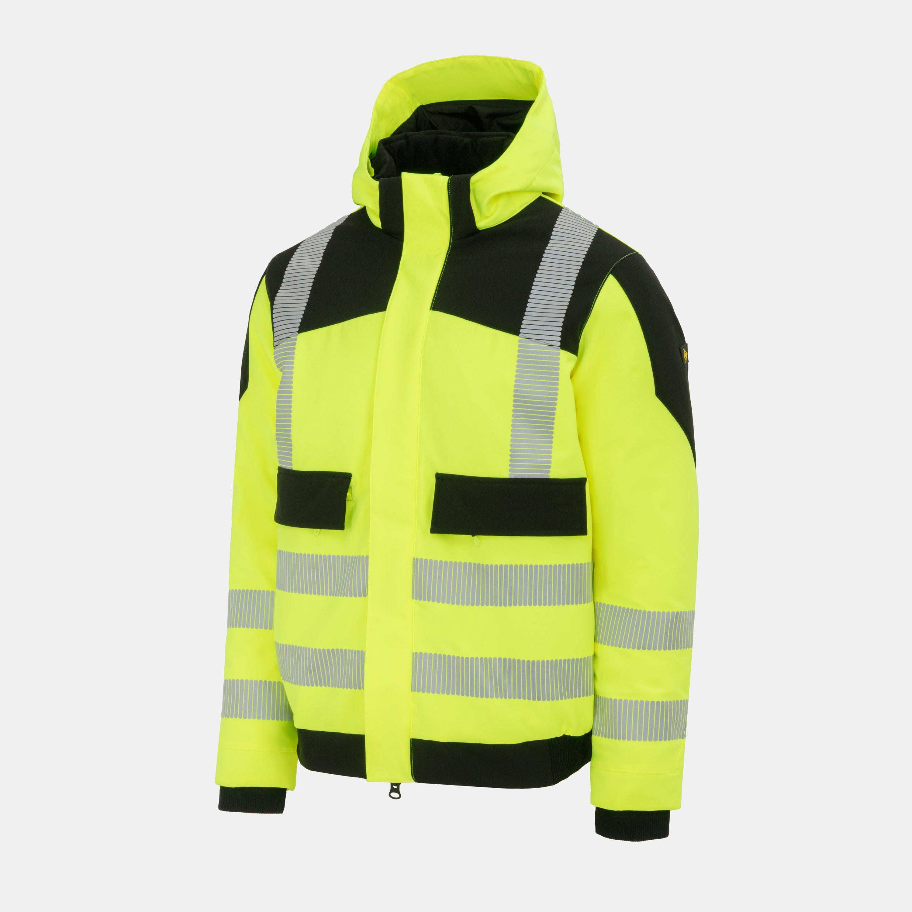 Geel - Dunlop - Hi Vis Pro Jacket Mens - 3