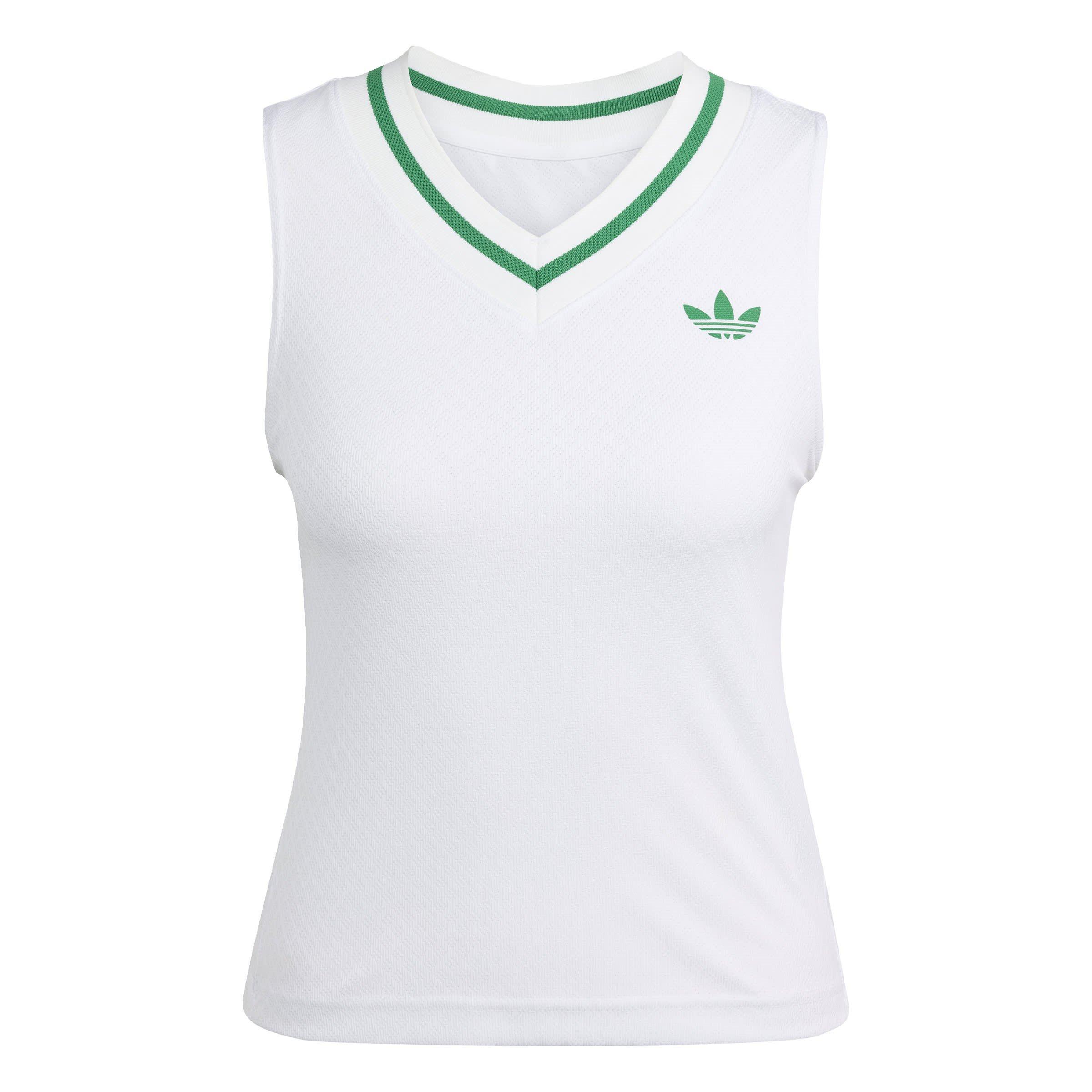 White - adidas - Wimbledon Pro Vest Womens - 1