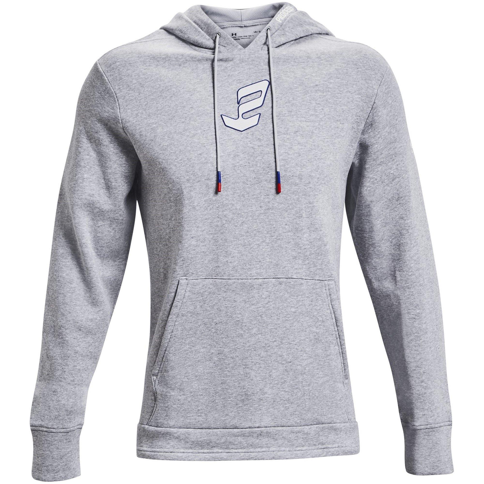 Grigio - Under Armour - Under Signature Hoodie Mens - 1