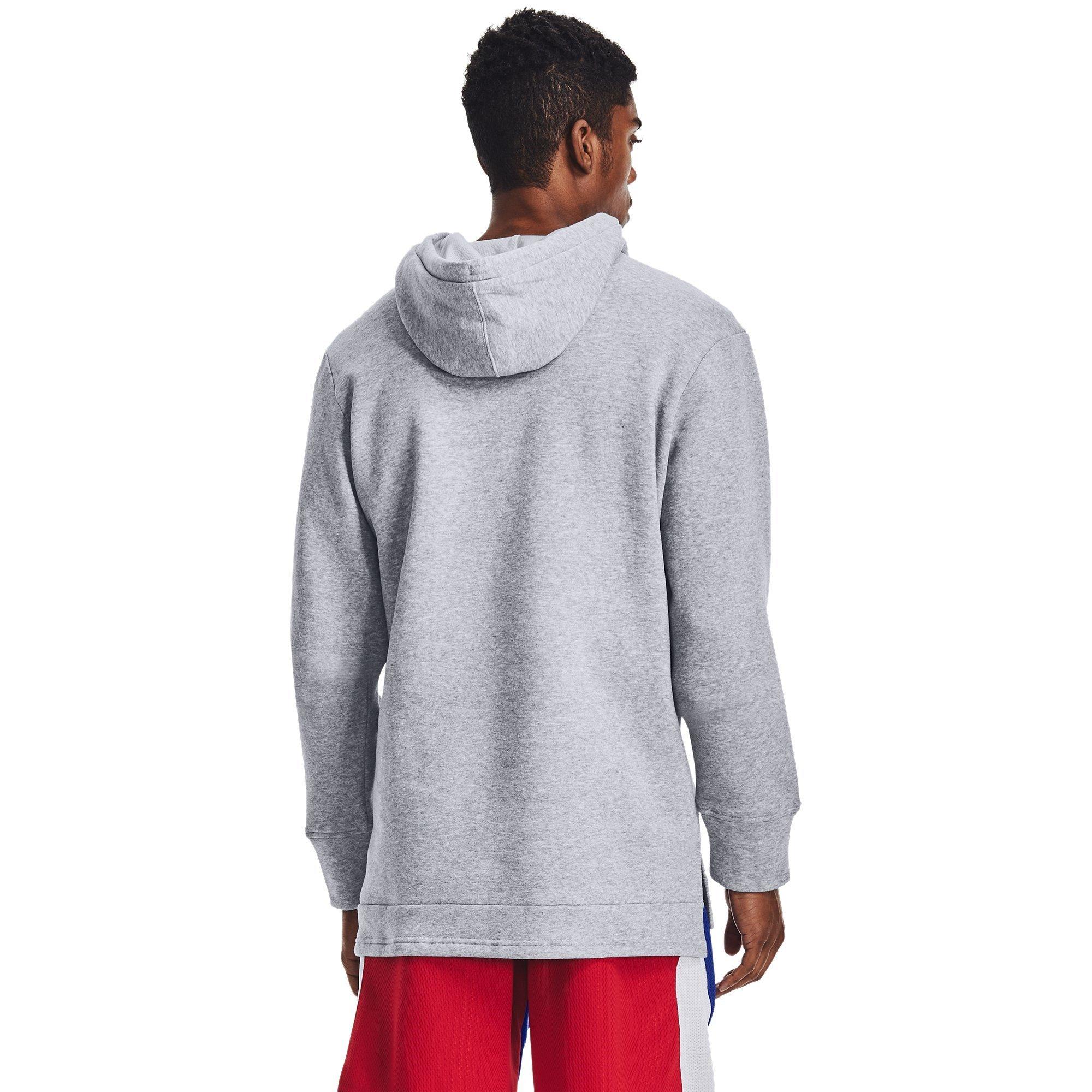 Grigio - Under Armour - Under Signature Hoodie Mens - 3