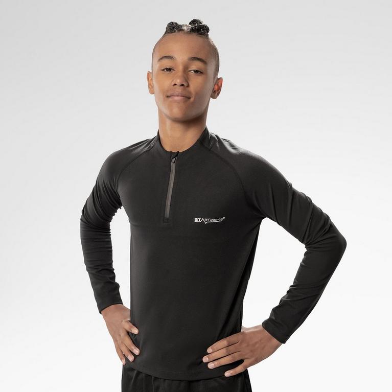 Noir - STATSports - Youth Performance Drill Top - 3