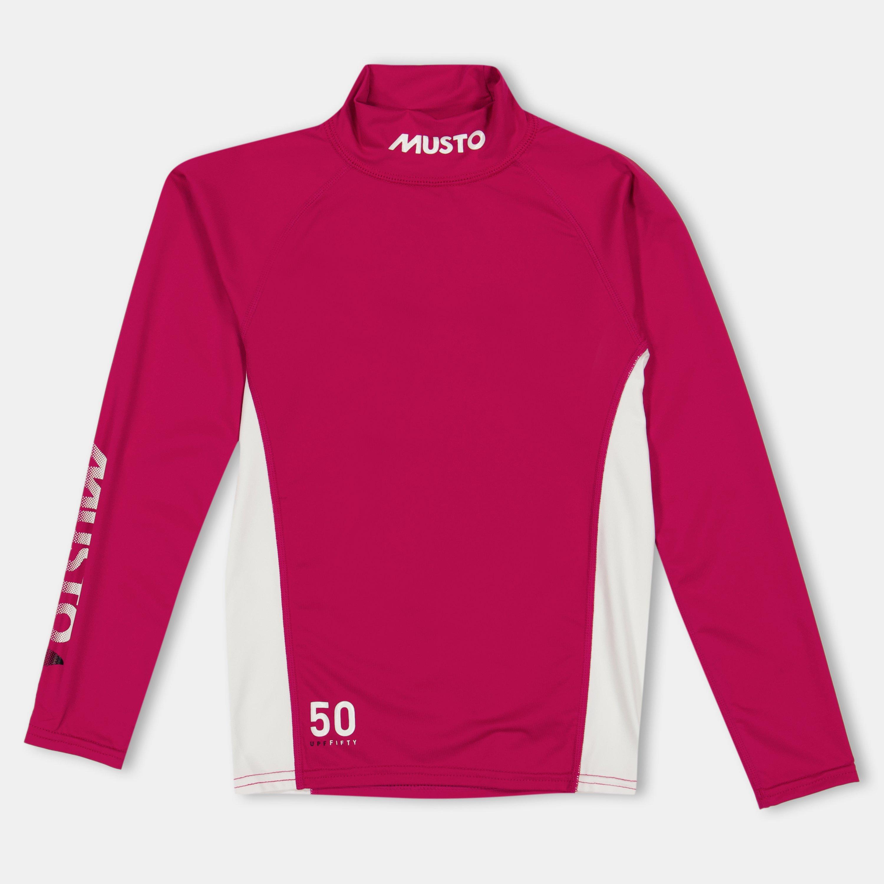 Lyserød - Musto - Youth Champ Sunblock Ls Rash Gd Juniors - 1