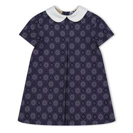 Gucci Double G Geometric Cotton Dress Infant