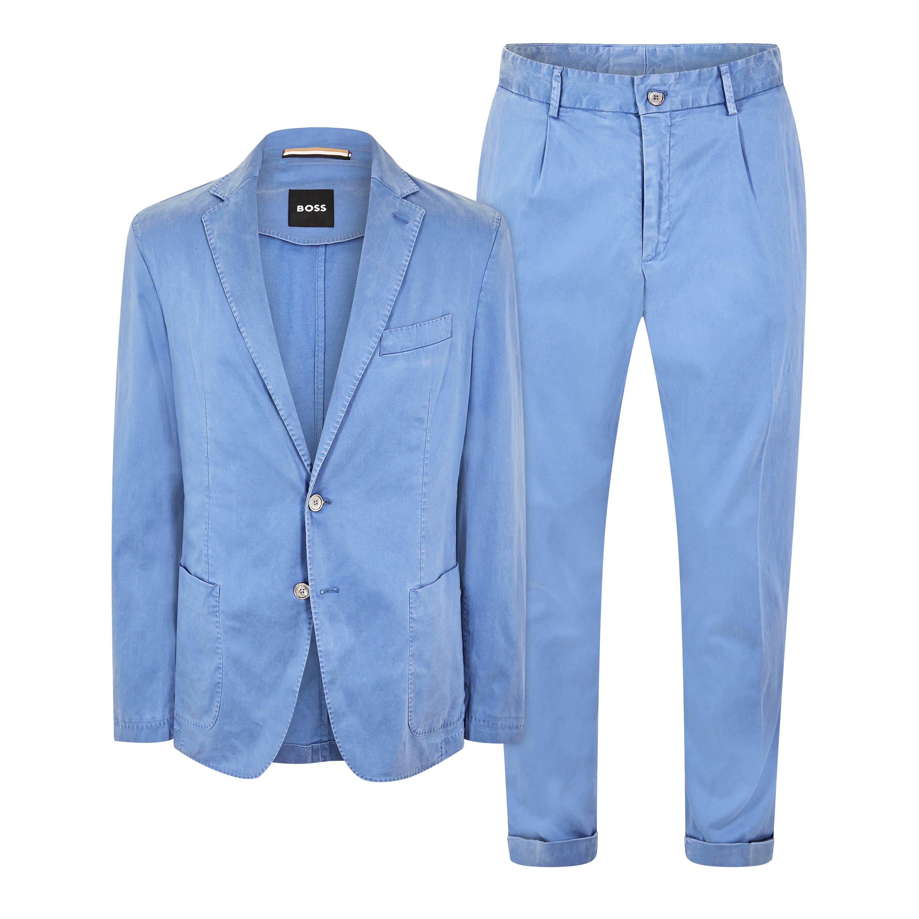 Boss Men's C-Hanry-2Pcs-D-241F Suit - Open Blue - 36 (46)