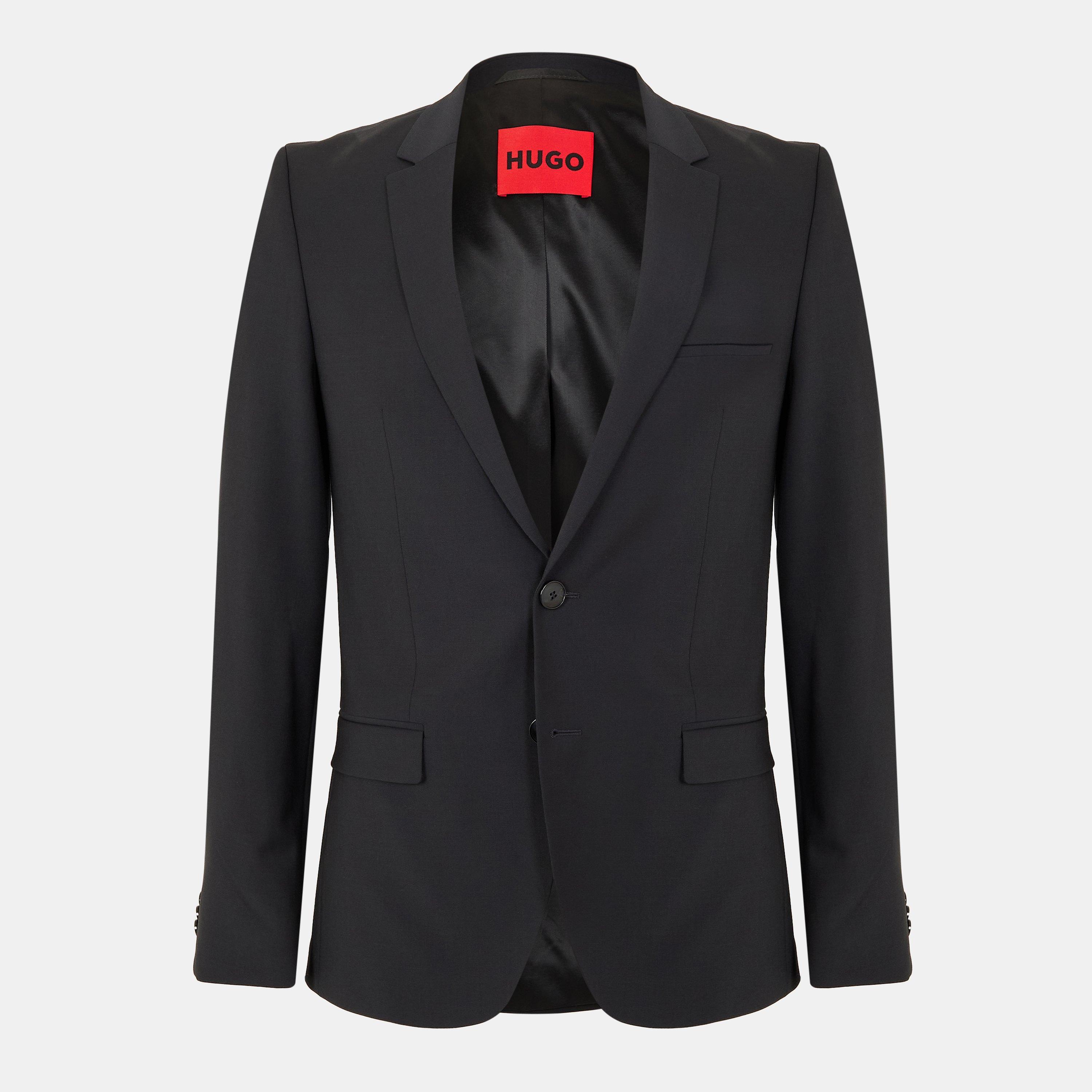 Hugo Men's Hesten Tailored Fit Suit - Dark Navy - 46 (56)