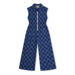 Gucci Gg Jacquard Jumpsuit Juniors