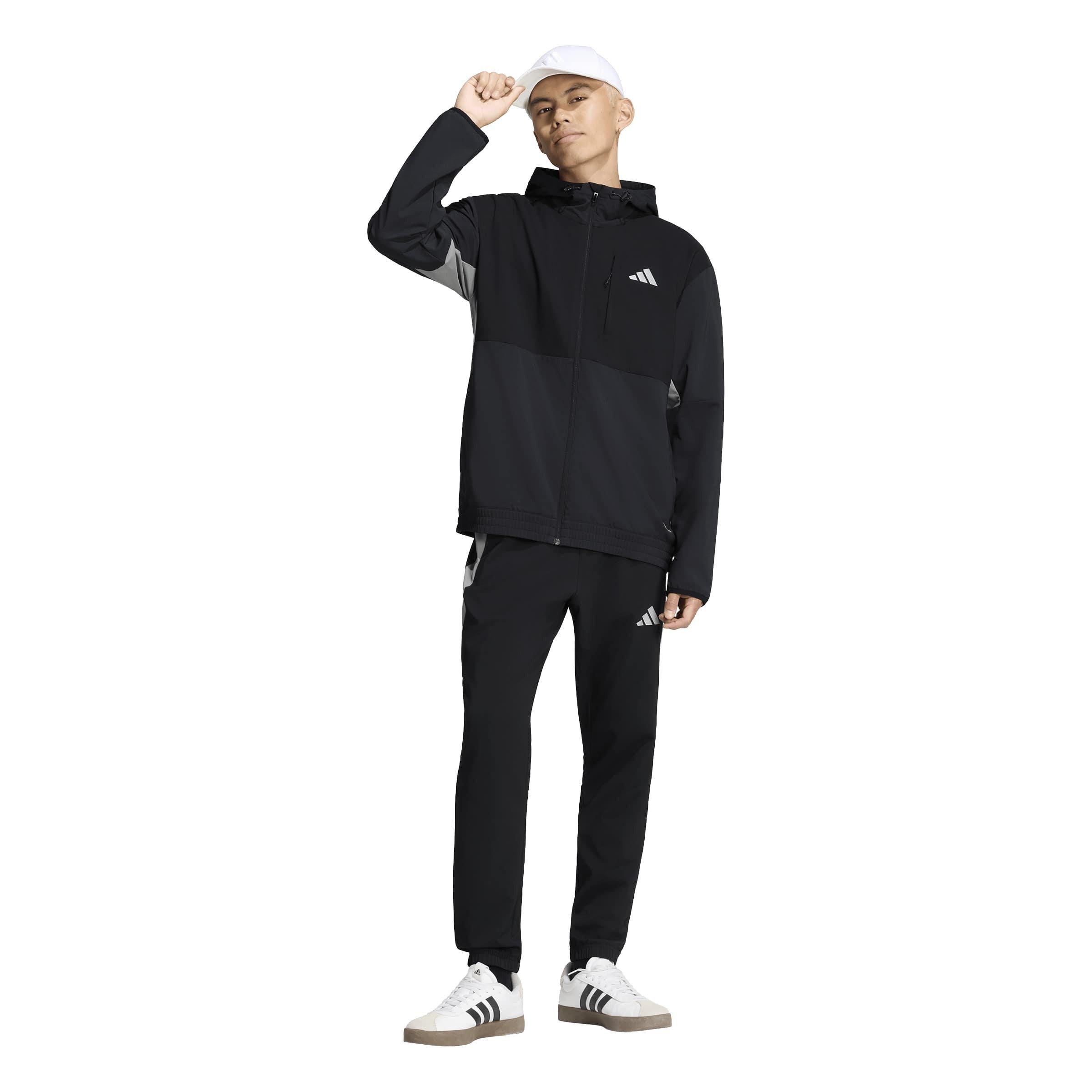 Preto/Branco - adidas - Men's Performance Tracksuit Top - 7