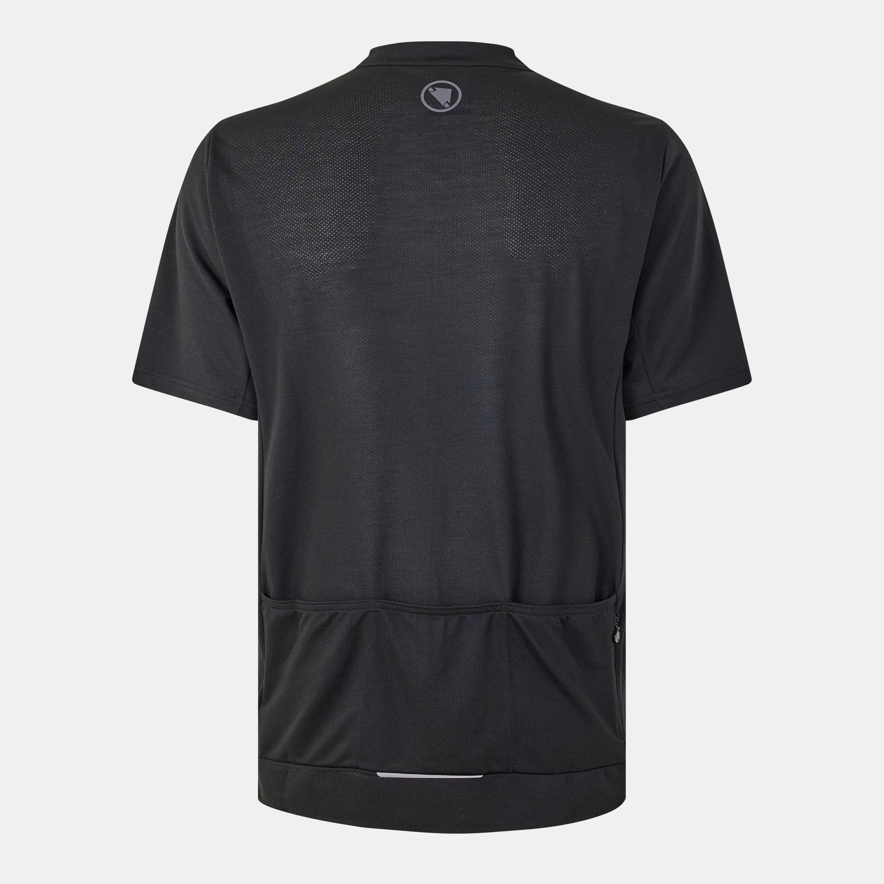 Zwart - Endura - Loop S/S Zipped Jersey - 2