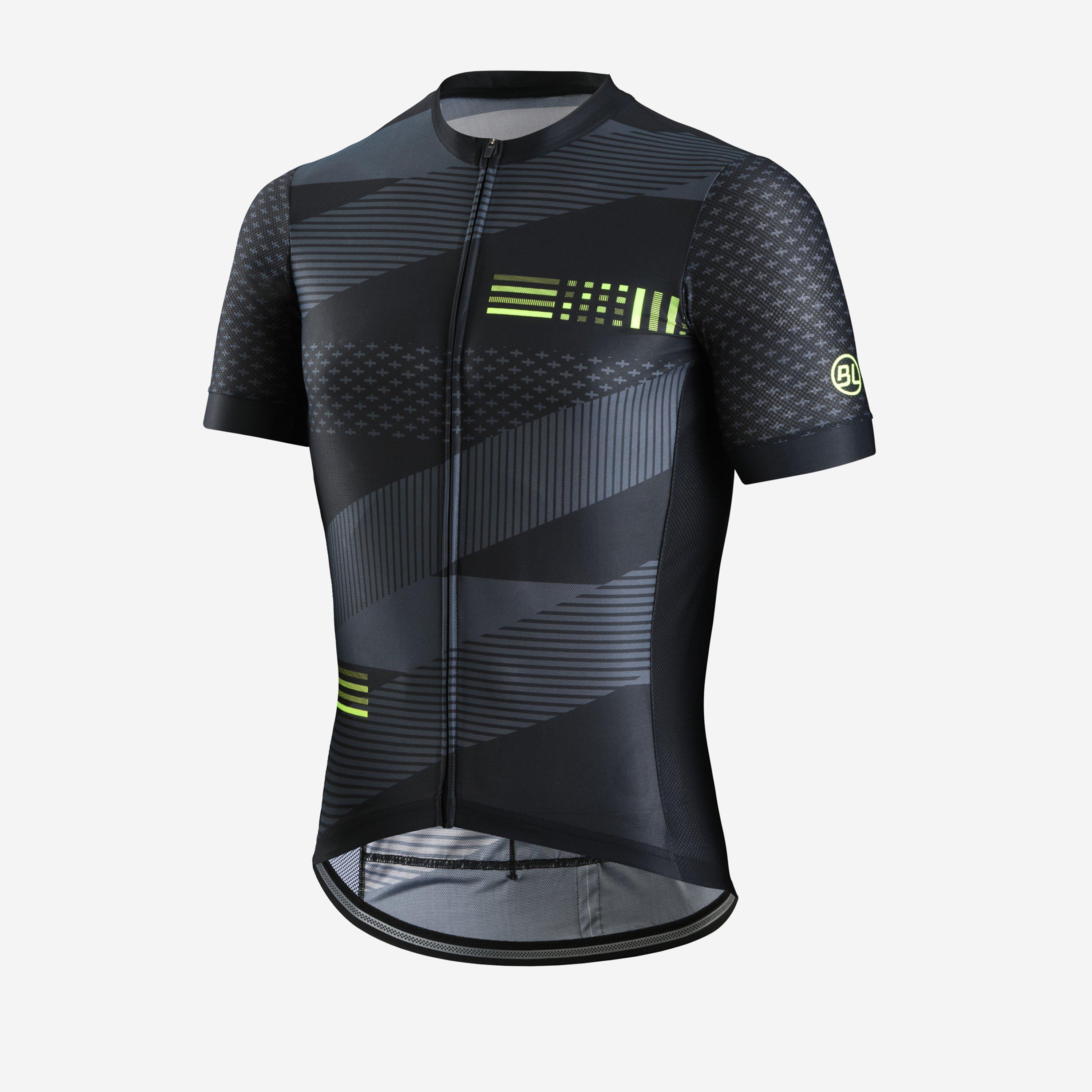 Noir - Bicycle Line - Men's RODEO Short Sleeve Cycling Jersey - 1