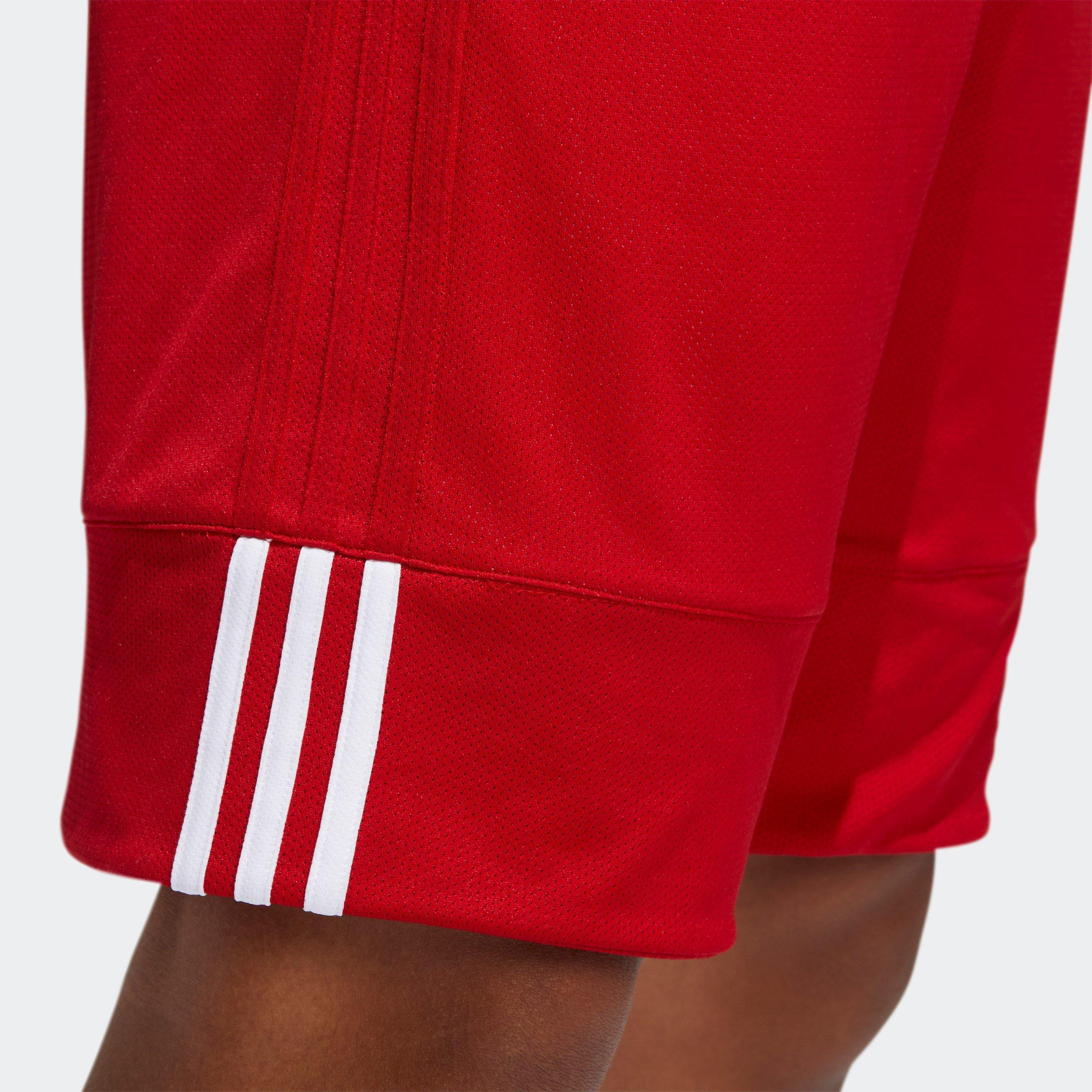 Rood/Wit - adidas - Mens 3G Spped Reversible Shorts - 6