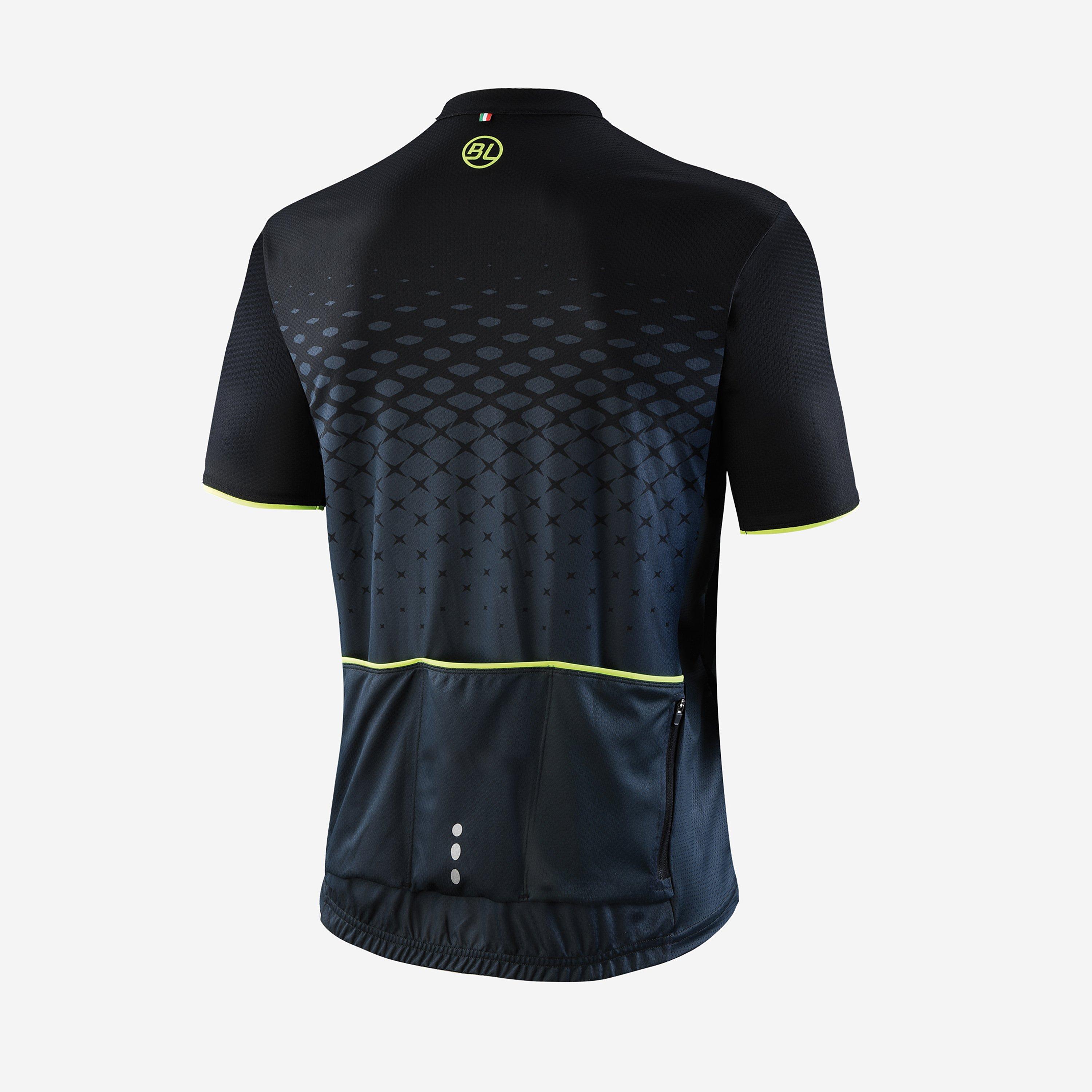 Nero/Giallo - Bicycle Line - BL Short Sleeve Cycling Jersey - 2