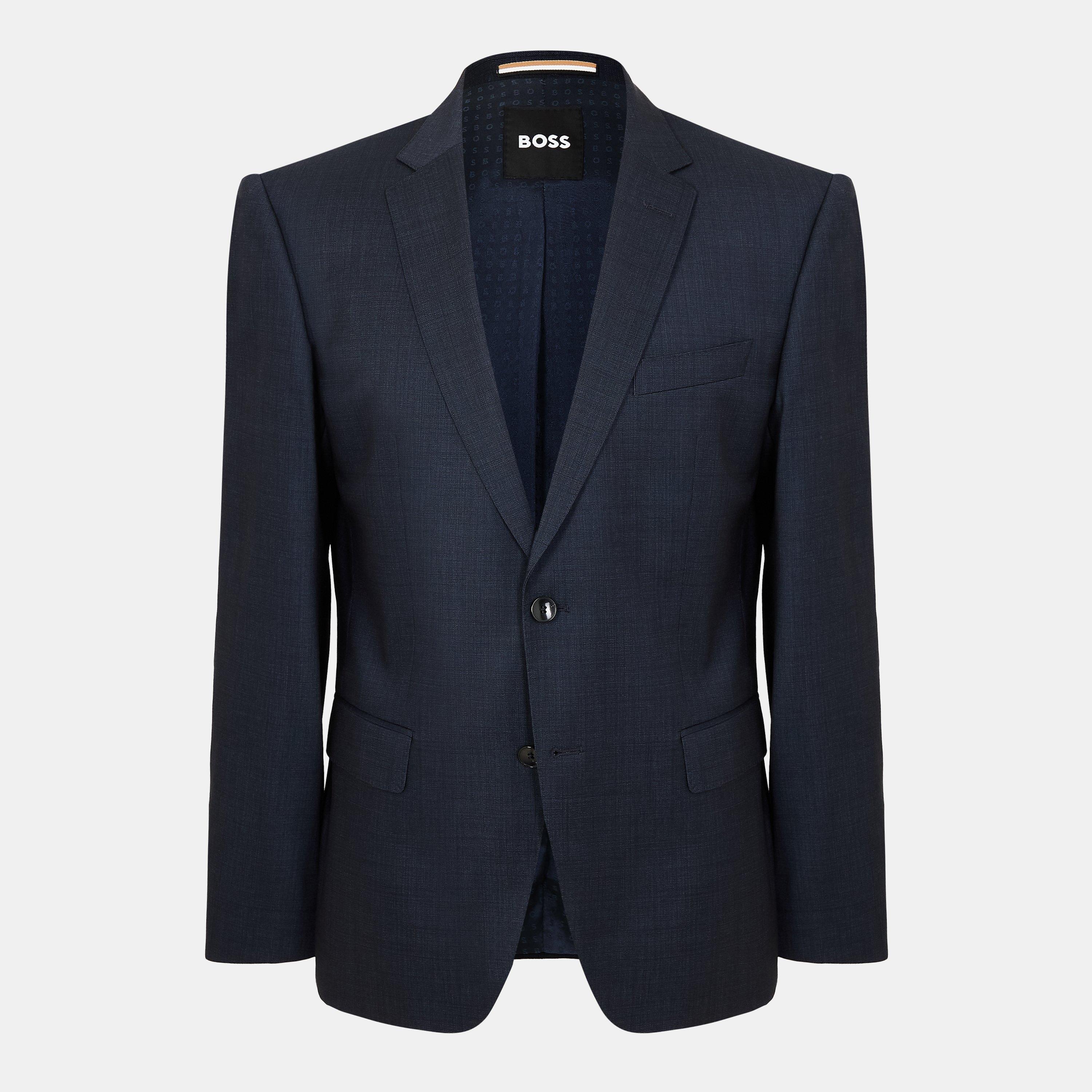 Dark Blue - Boss - Men's H Huge 3-Piece Suit - 1