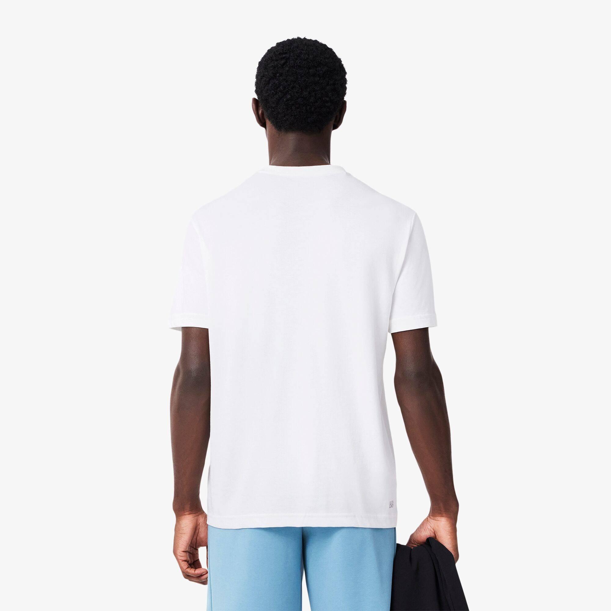White 001 - Lacoste - Logo Short-Sleeve Performance T-Shirt - 3