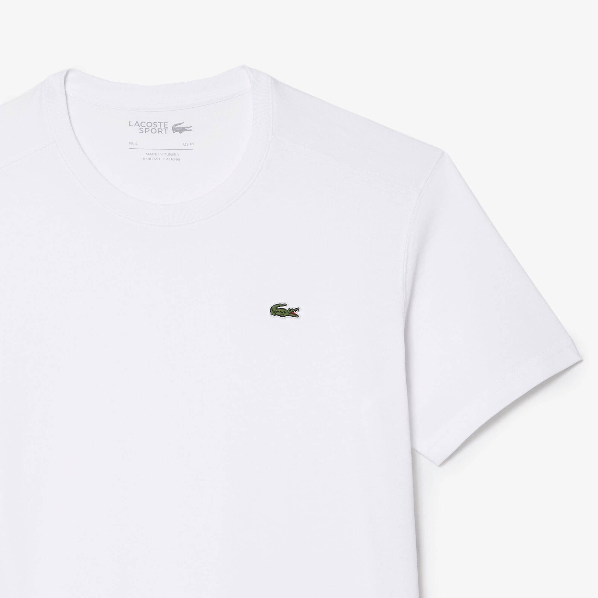 White 001 - Lacoste - Logo Short-Sleeve Performance T-Shirt - 4