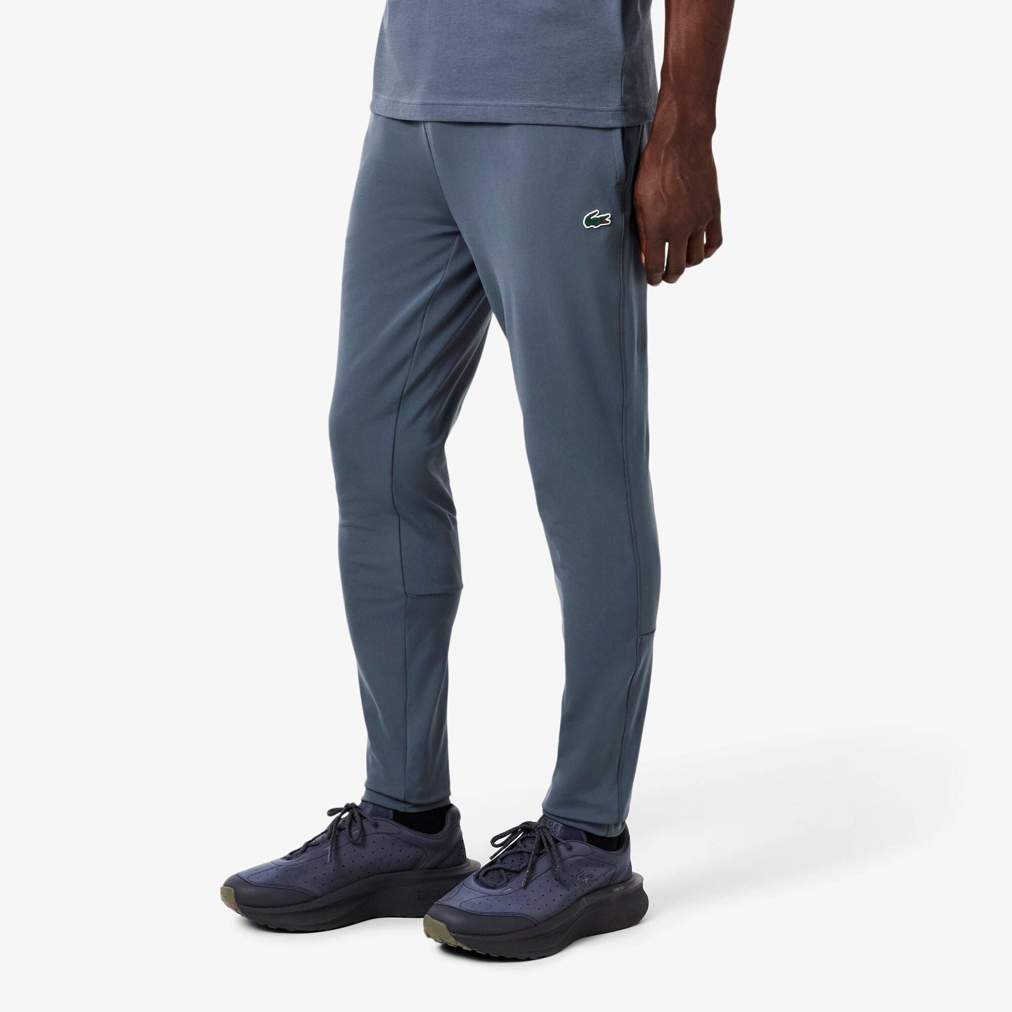 Grey 7EZ - Lacoste - Men's Tech Tapered Fit Tracksuit Bottoms - 2