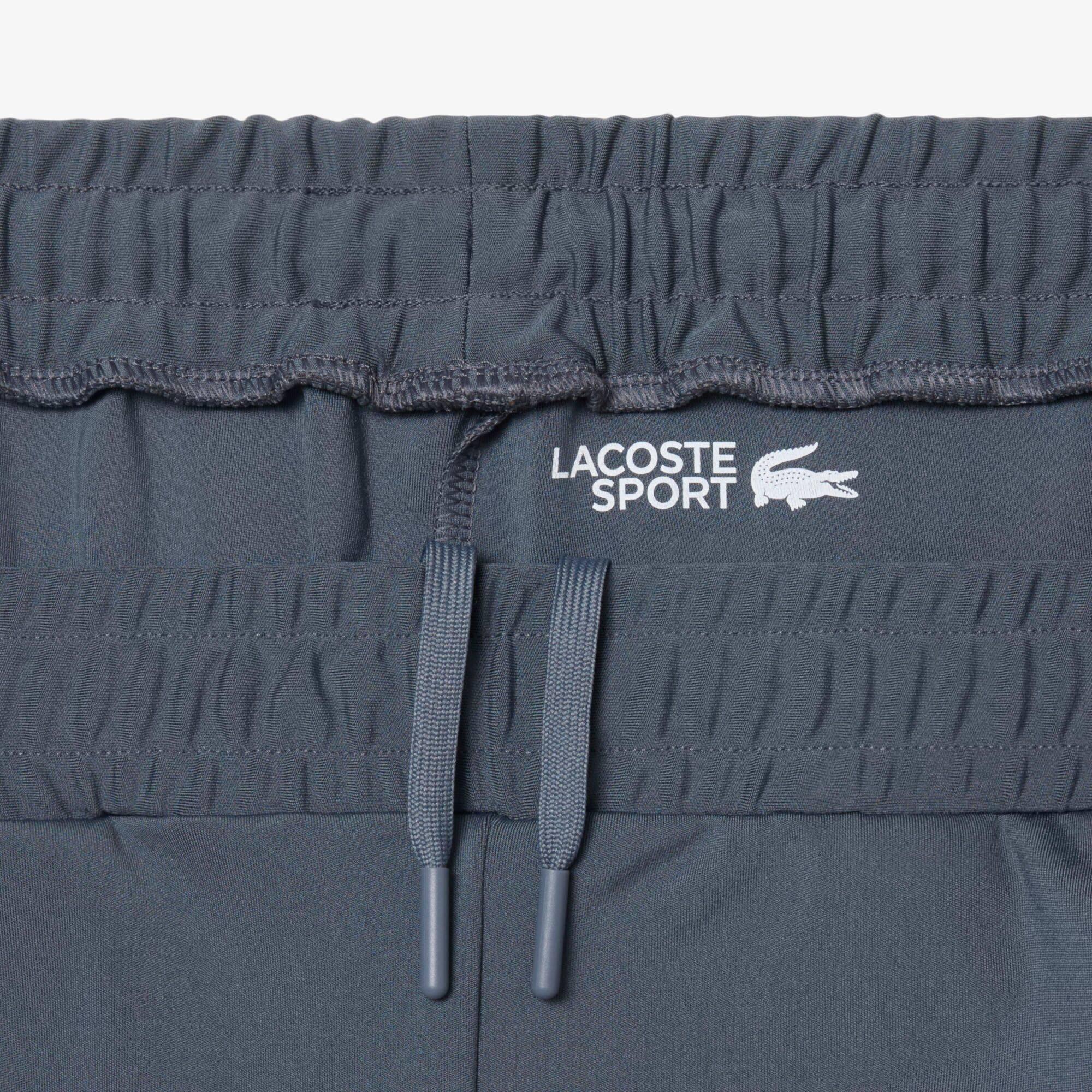 Grey 7EZ - Lacoste - Men's Tech Tapered Fit Tracksuit Bottoms - 3