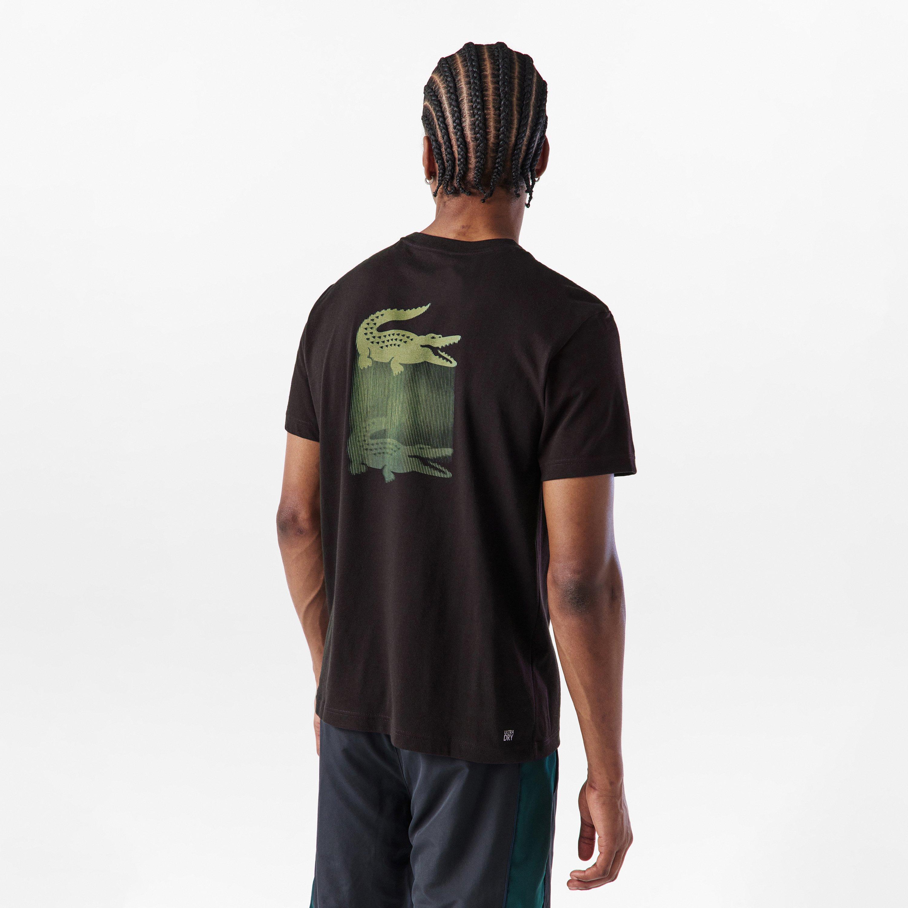 Black 031 - Lacoste - Short-Sleeve Performance T-Shirt - 4
