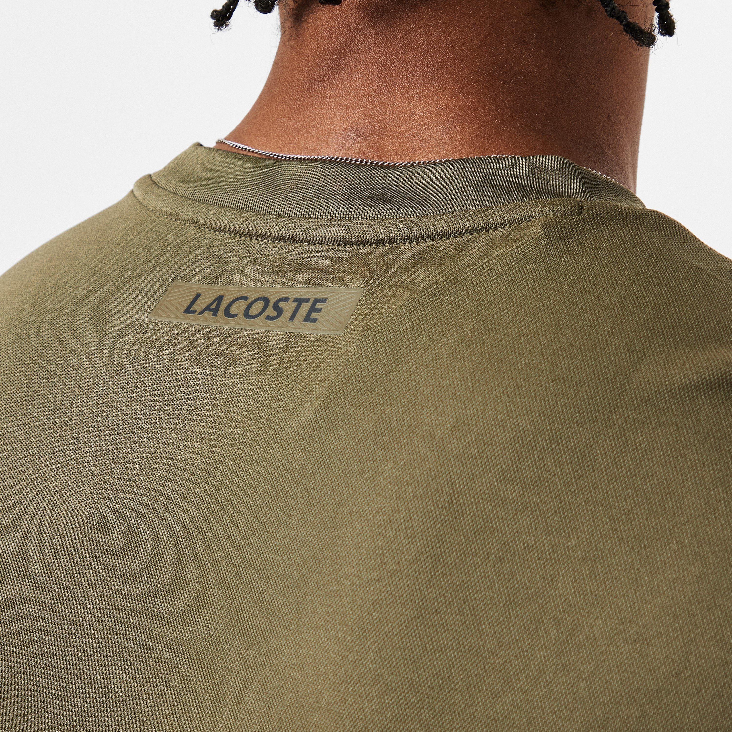 Green E9F - Lacoste - US Open Short-Sleeve Performance T-Shirt - 5