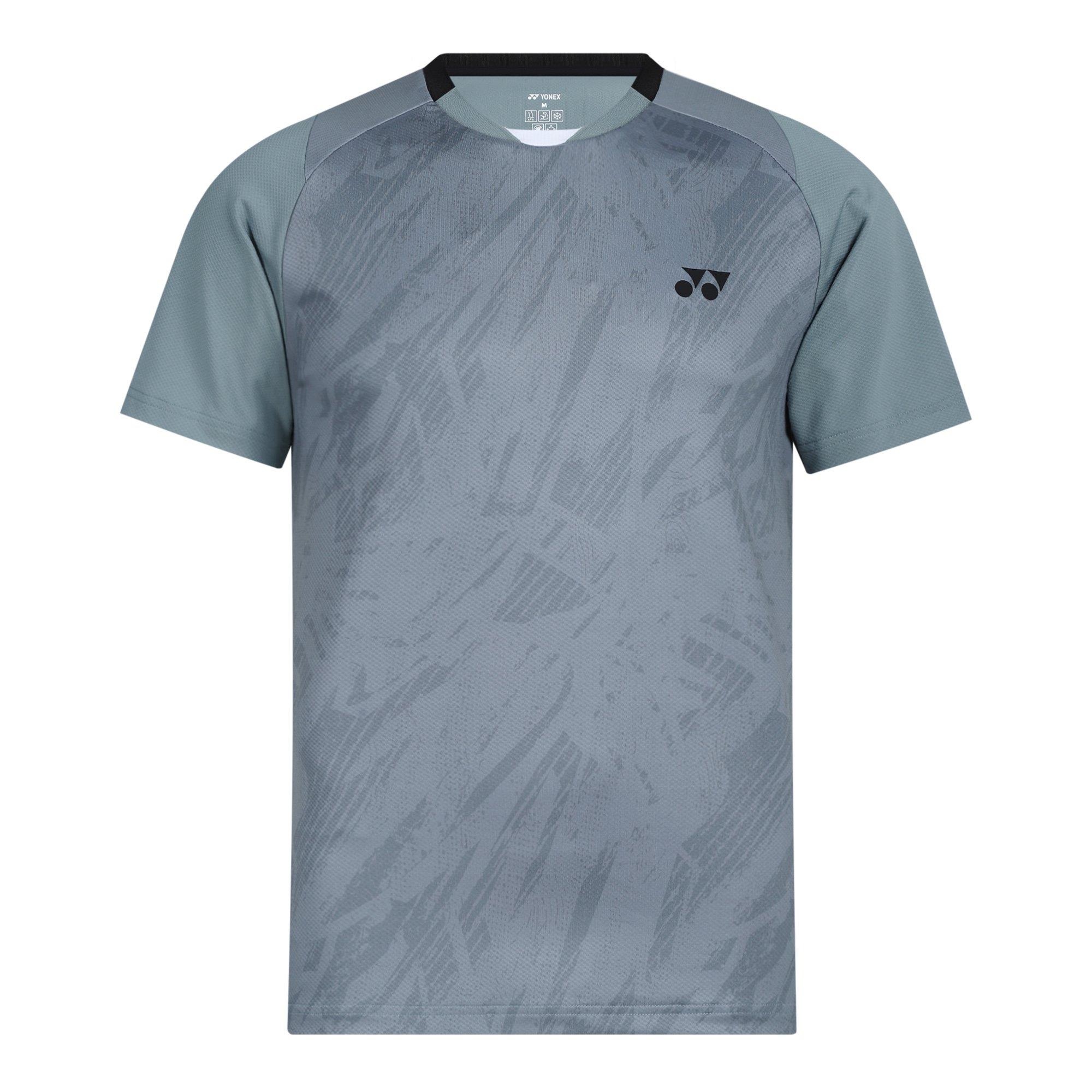 Neutral Gray - Yonex - Men's Active 35 Short Sleeve Performance T-Shirt - 1