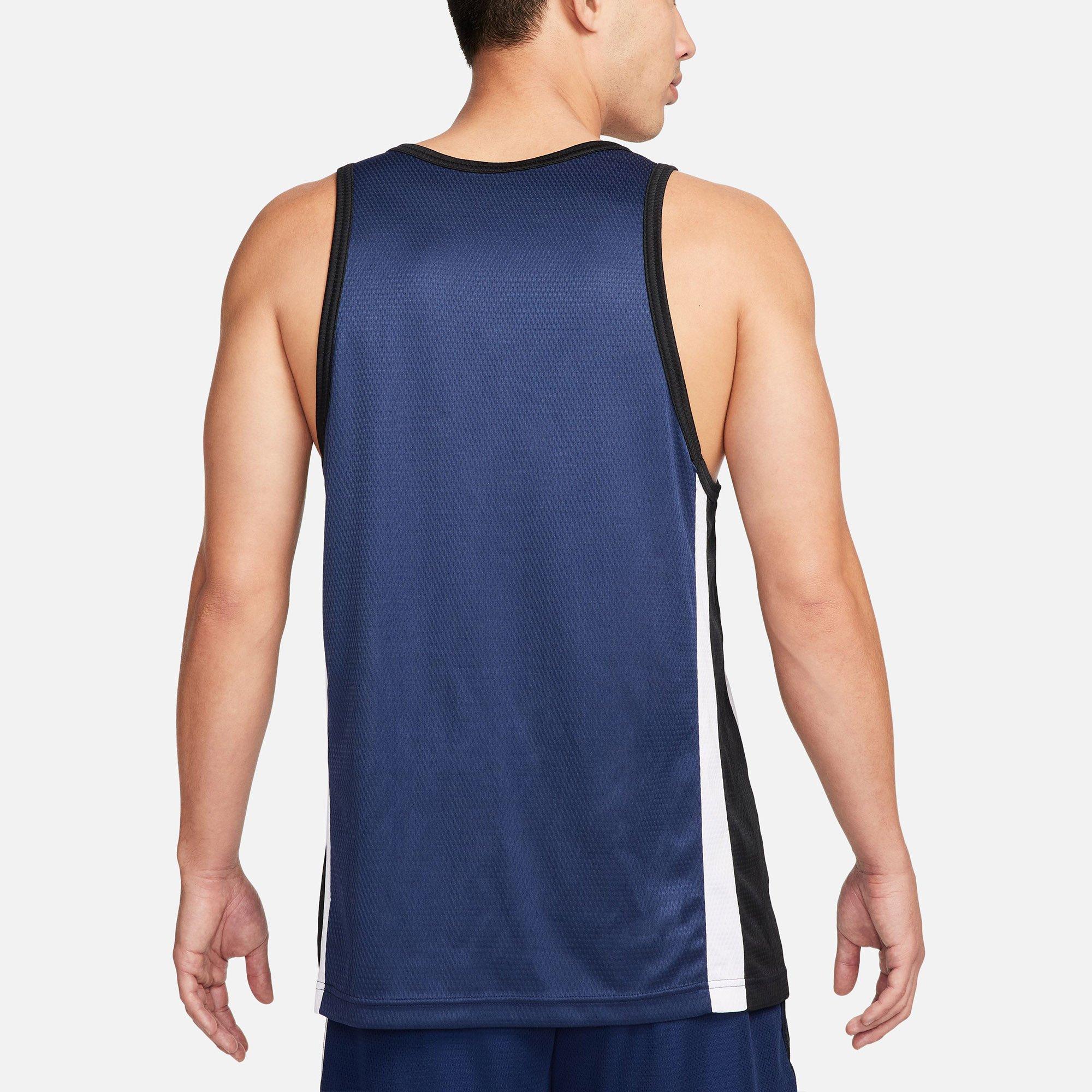 Mid Navy/White - Nike - Dri FIT Icon Mens Basketball Jersey - 2