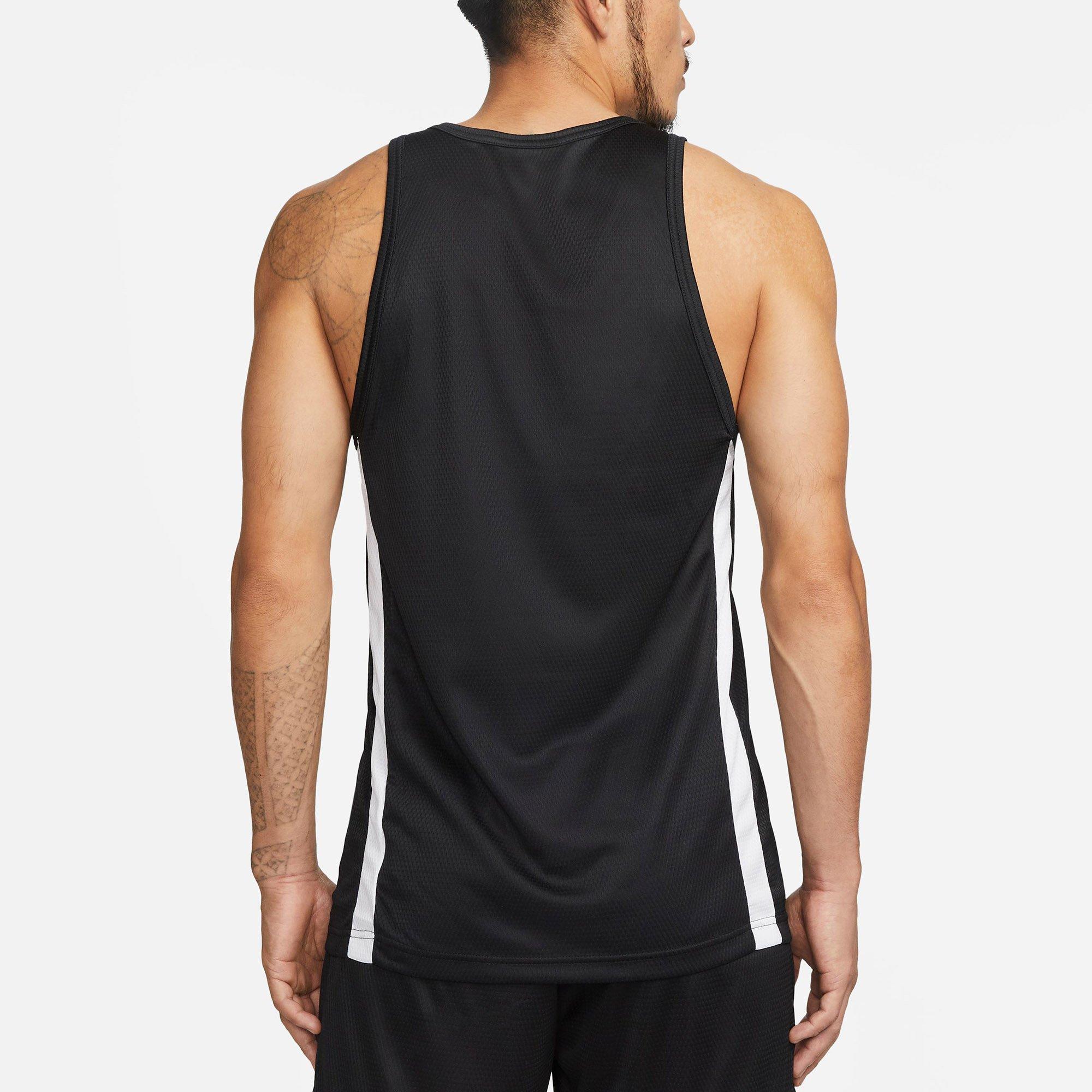 Black/White - Nike - Dri FIT Icon Mens Basketball Jersey - 2