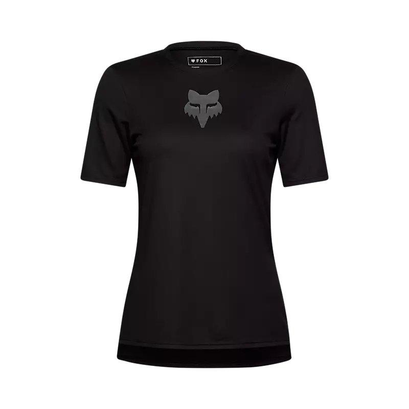 Fox Women's Ranger Short Sleeve Jersey - Black - 14 (L)