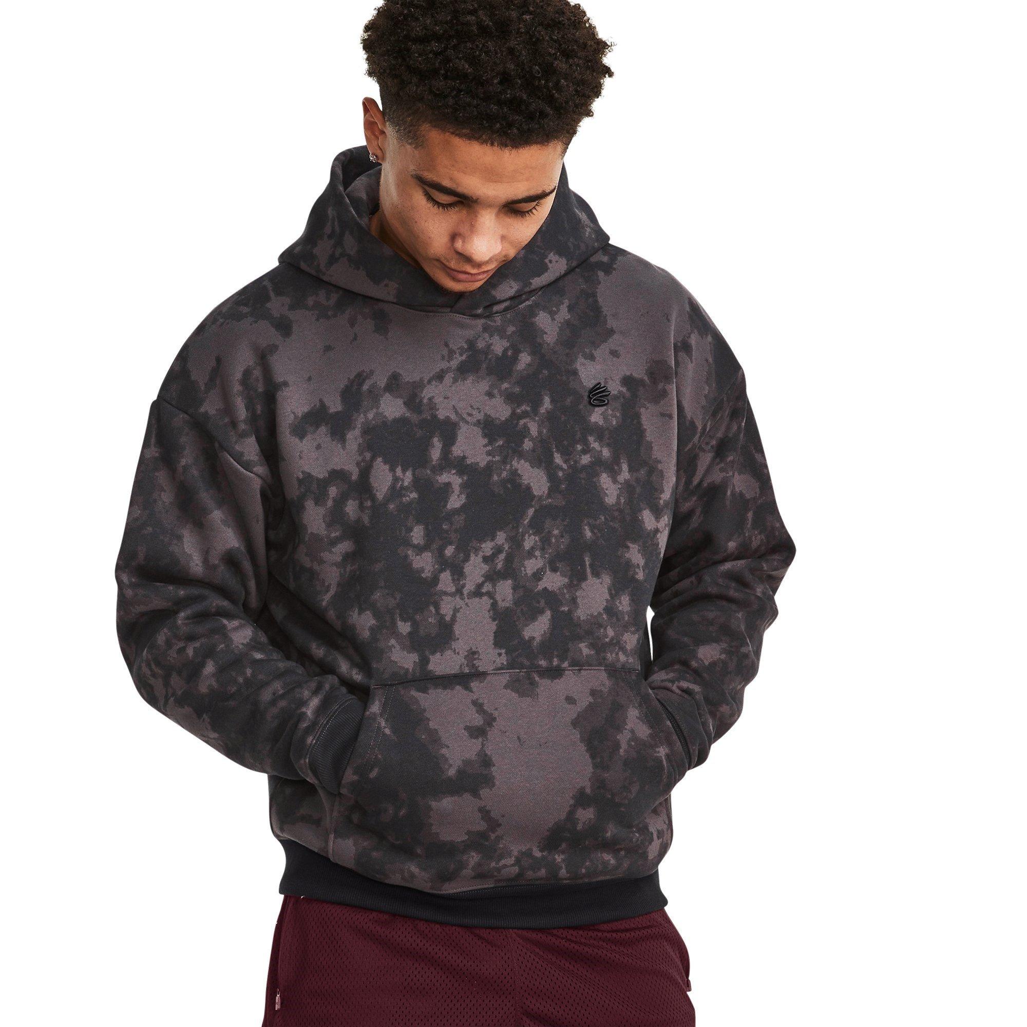 Jet Grey/Maroon - Under Armour - Men's Curry Acid Performance Hoodie - 2