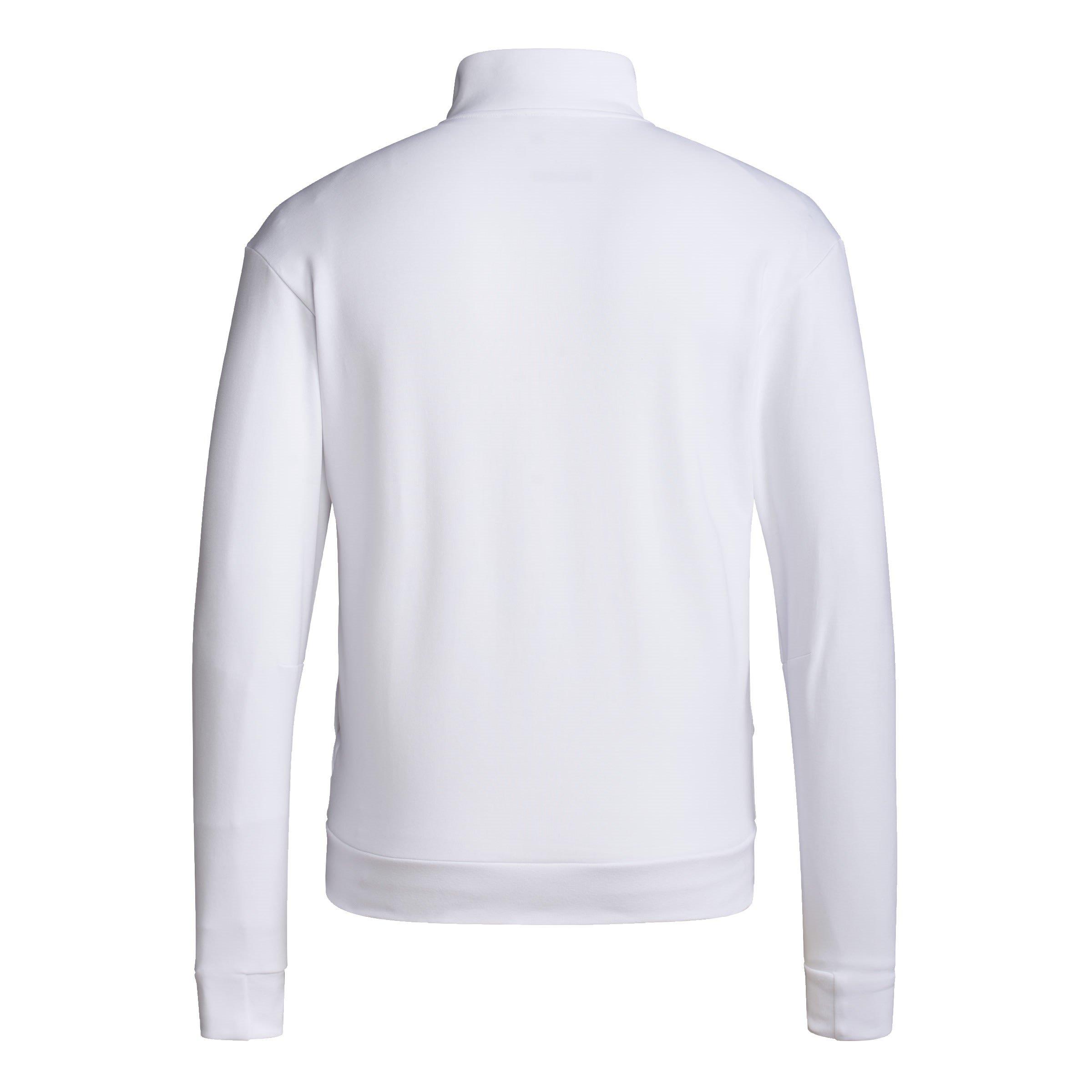 White - adidas - Bayern Munich Anthem Jacket Tracksuit 2022 2023 Top Mens - 3