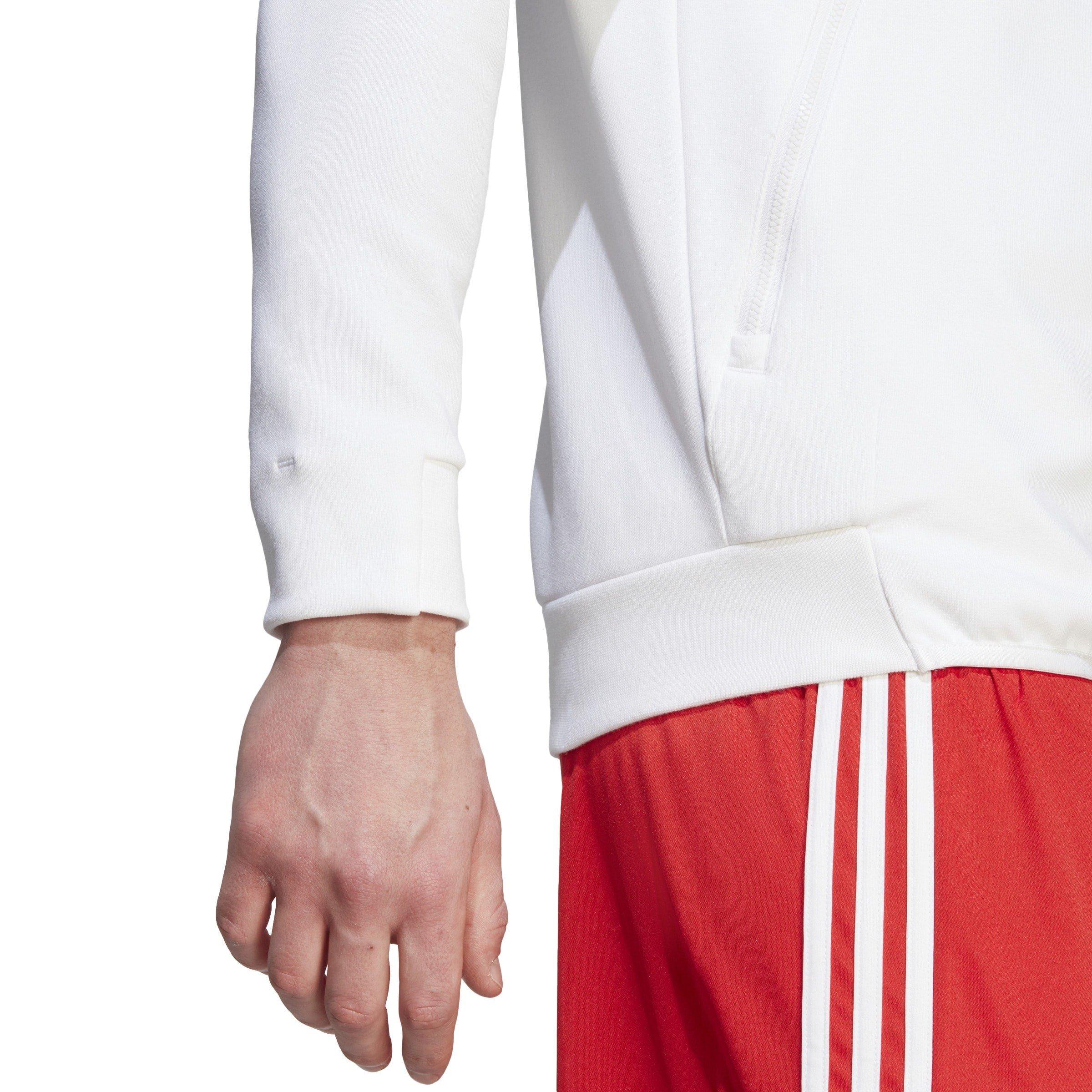 White - adidas - Bayern Munich Anthem Jacket Tracksuit 2022 2023 Top Mens - 10