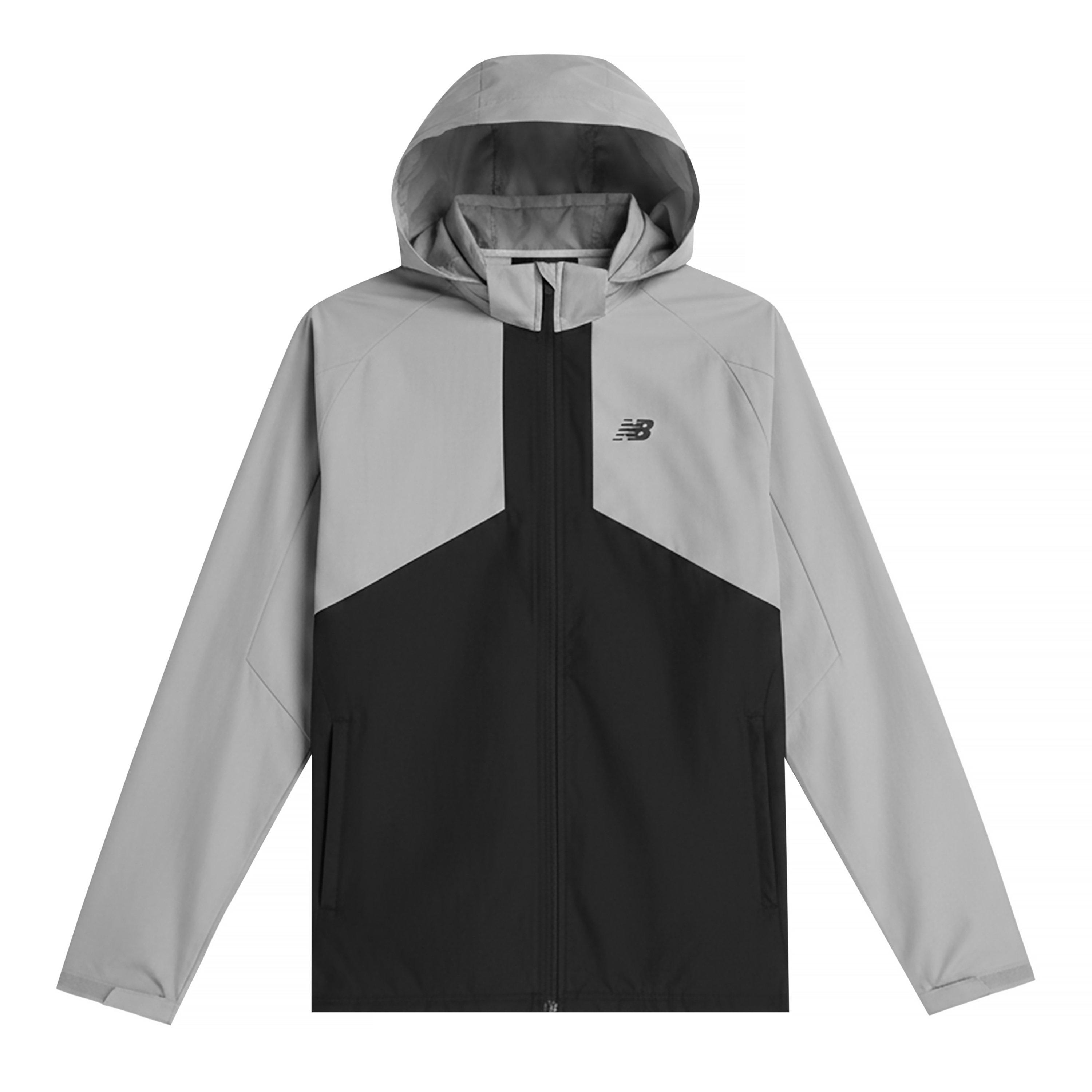 New Balance Men's Tracksuit Top - Grey/Black - M