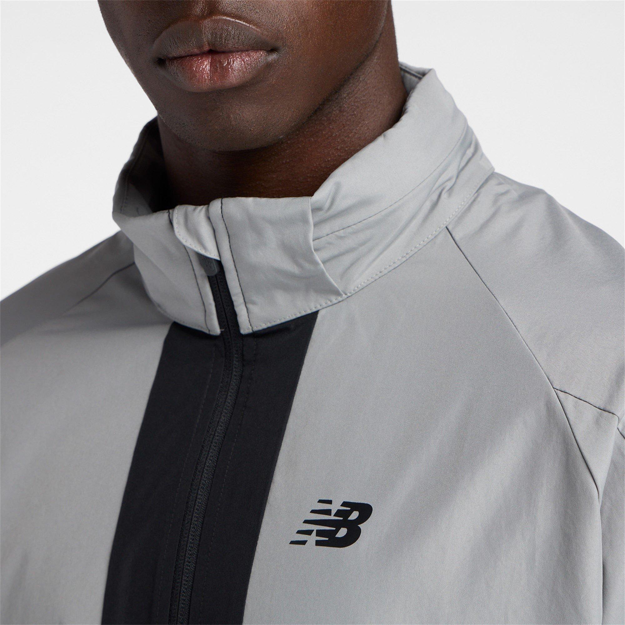 Grey/Black - New Balance - NB Wov Jacket Sn62 - 3