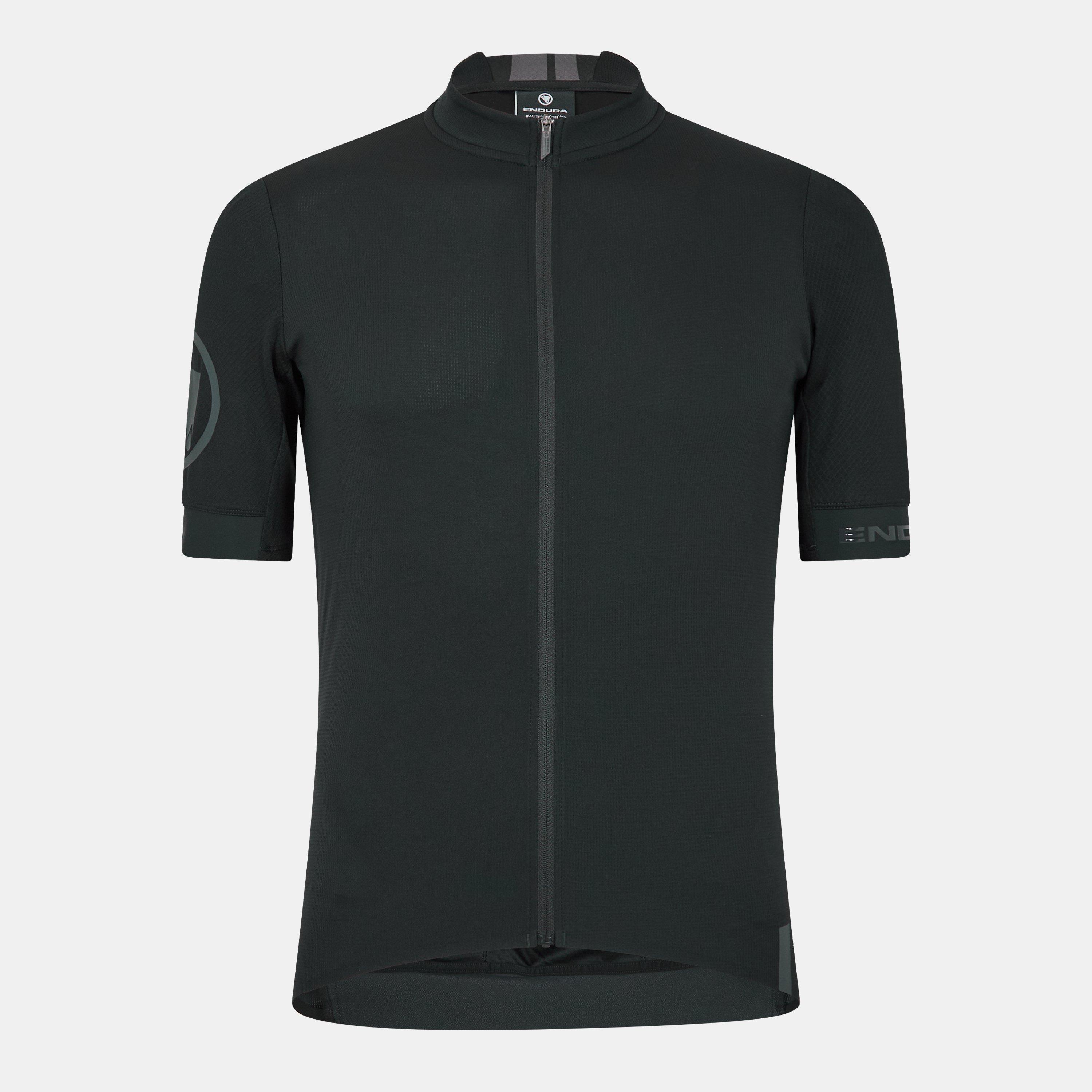 Black - Endura - FS260 Short Sleeve Jersey Mens - 1